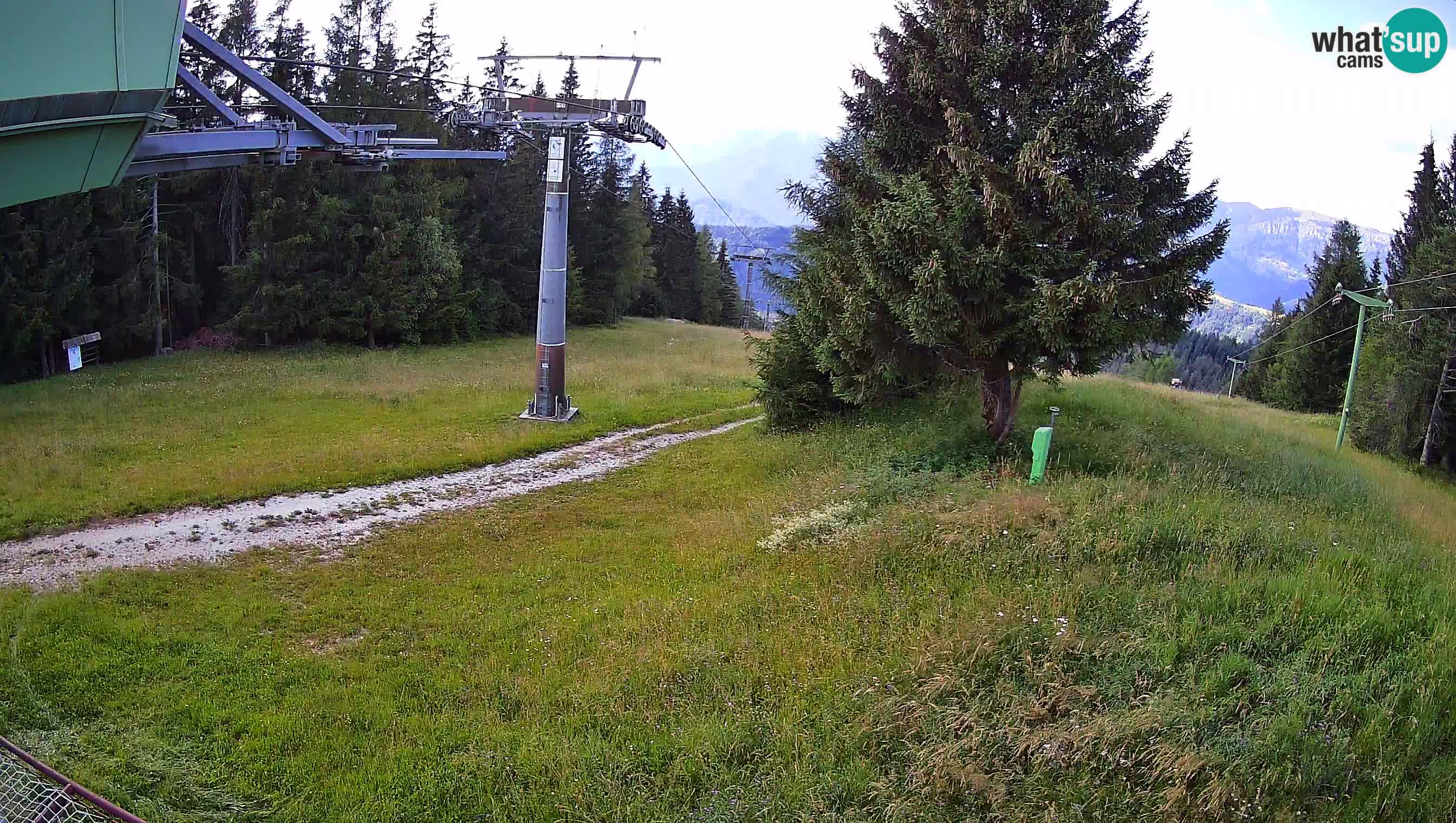 Smušišče Cerkno spletna kamera Lom zgornja proga