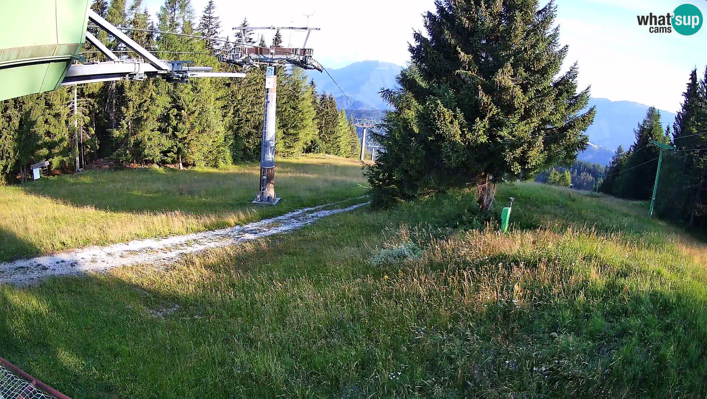 Smušišče Cerkno spletna kamera Lom zgornja proga