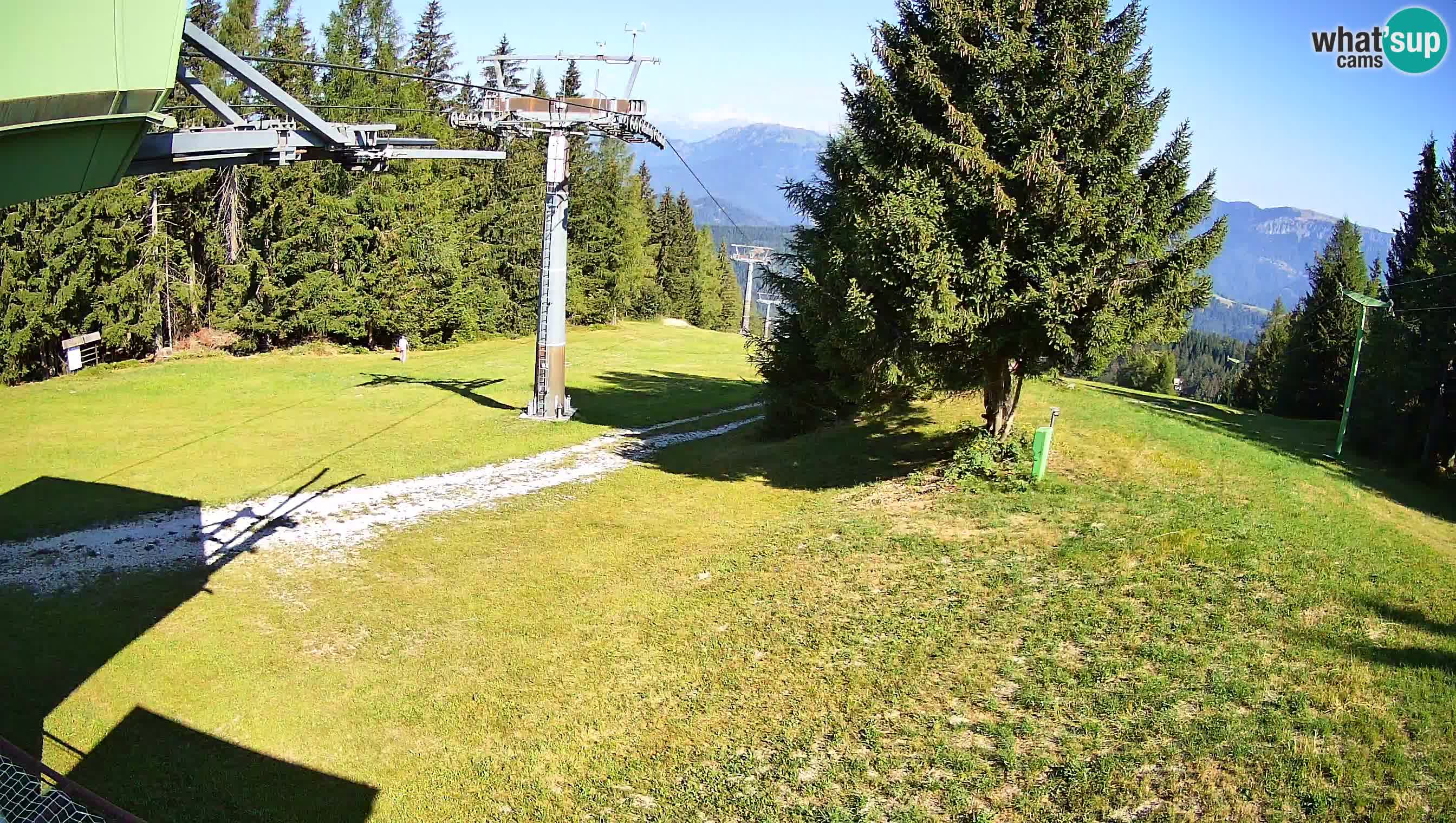 Smušišče Cerkno spletna kamera Lom zgornja proga