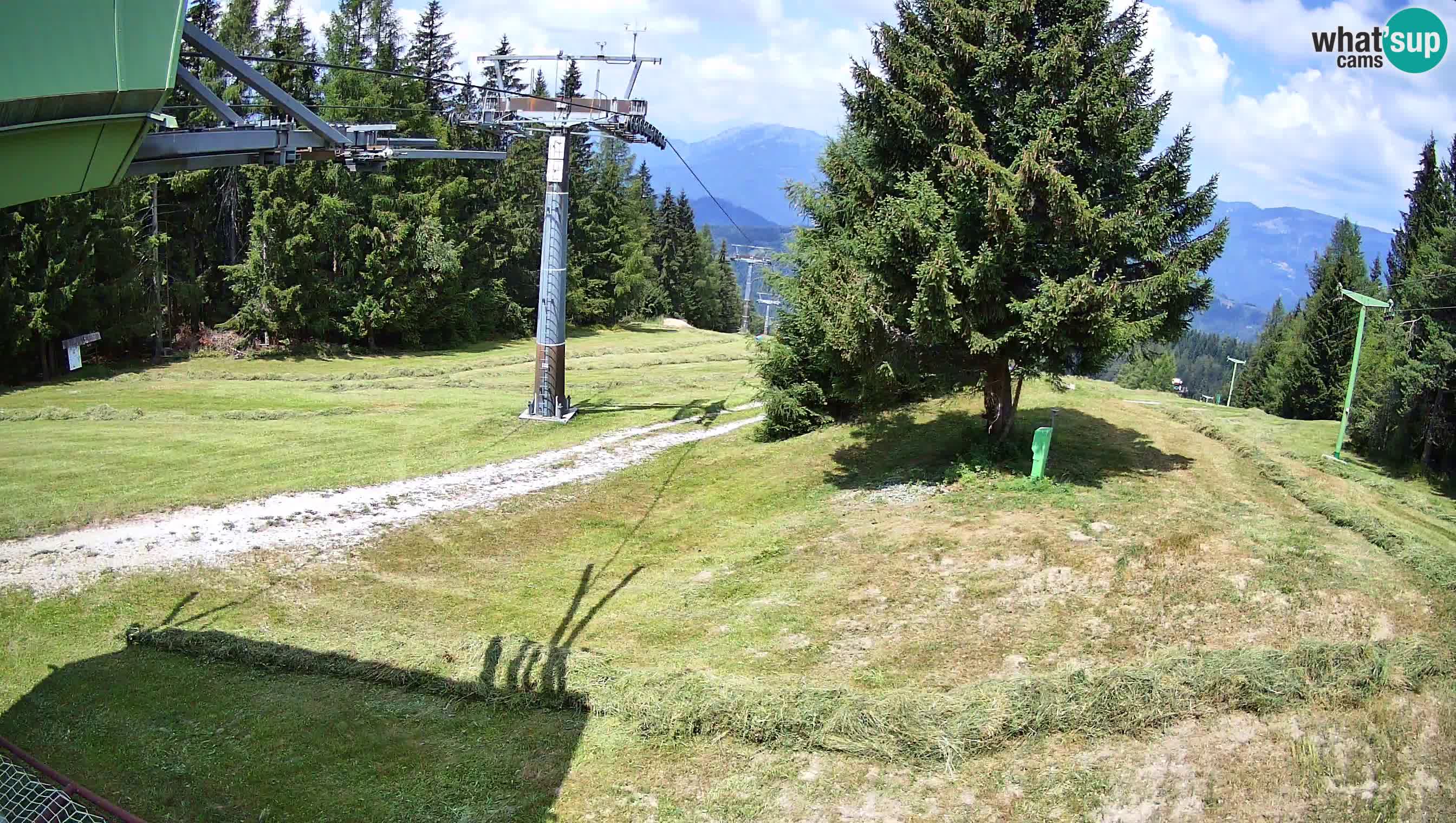 Smušišče Cerkno spletna kamera Lom zgornja proga