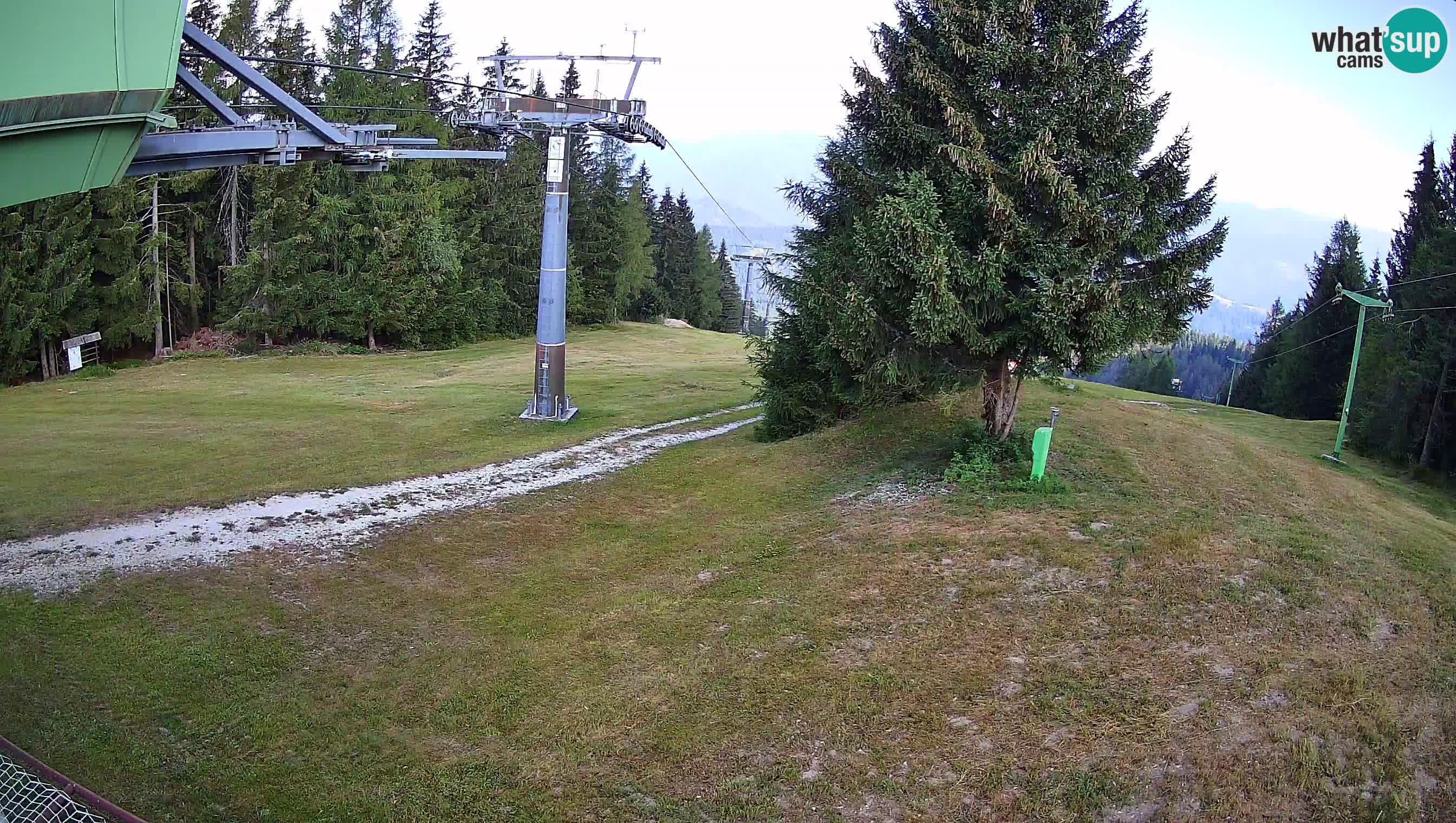 Smušišče Cerkno spletna kamera Lom zgornja proga