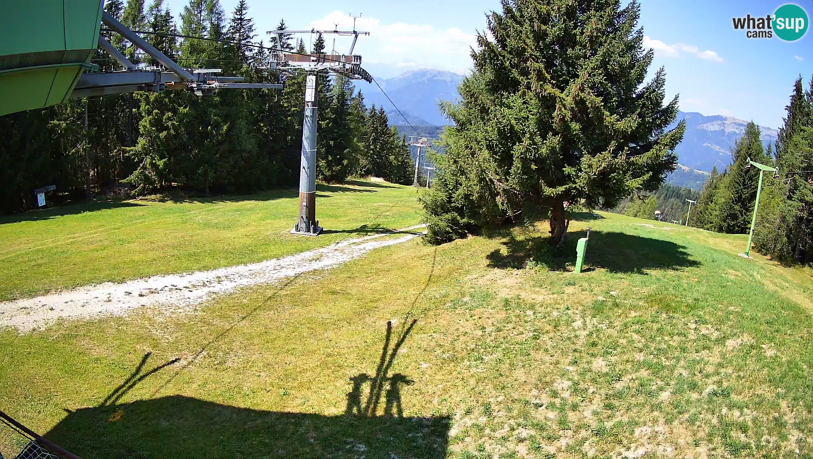 Smušišče Cerkno spletna kamera Lom zgornja proga