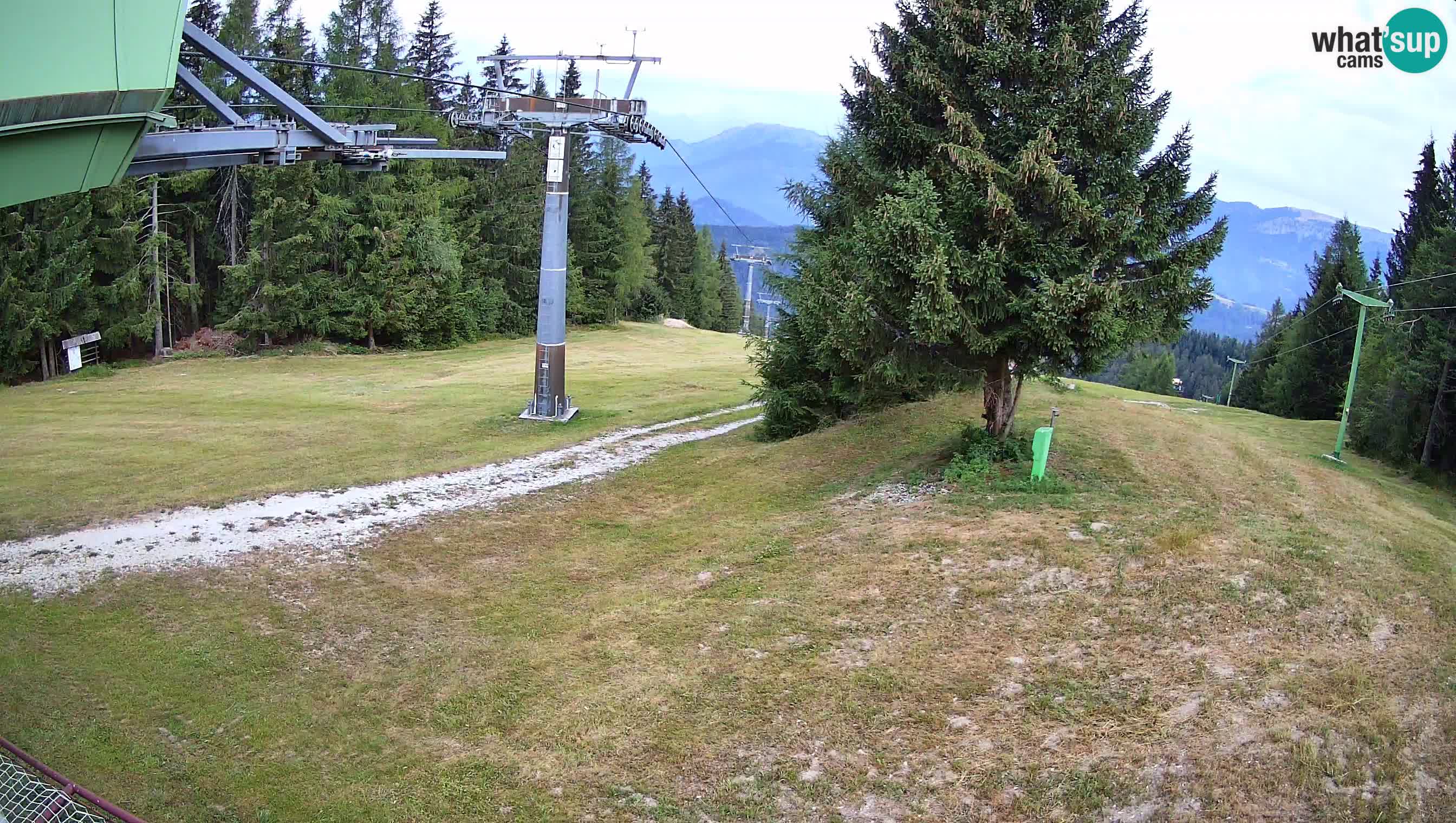 Smušišče Cerkno spletna kamera Lom zgornja proga