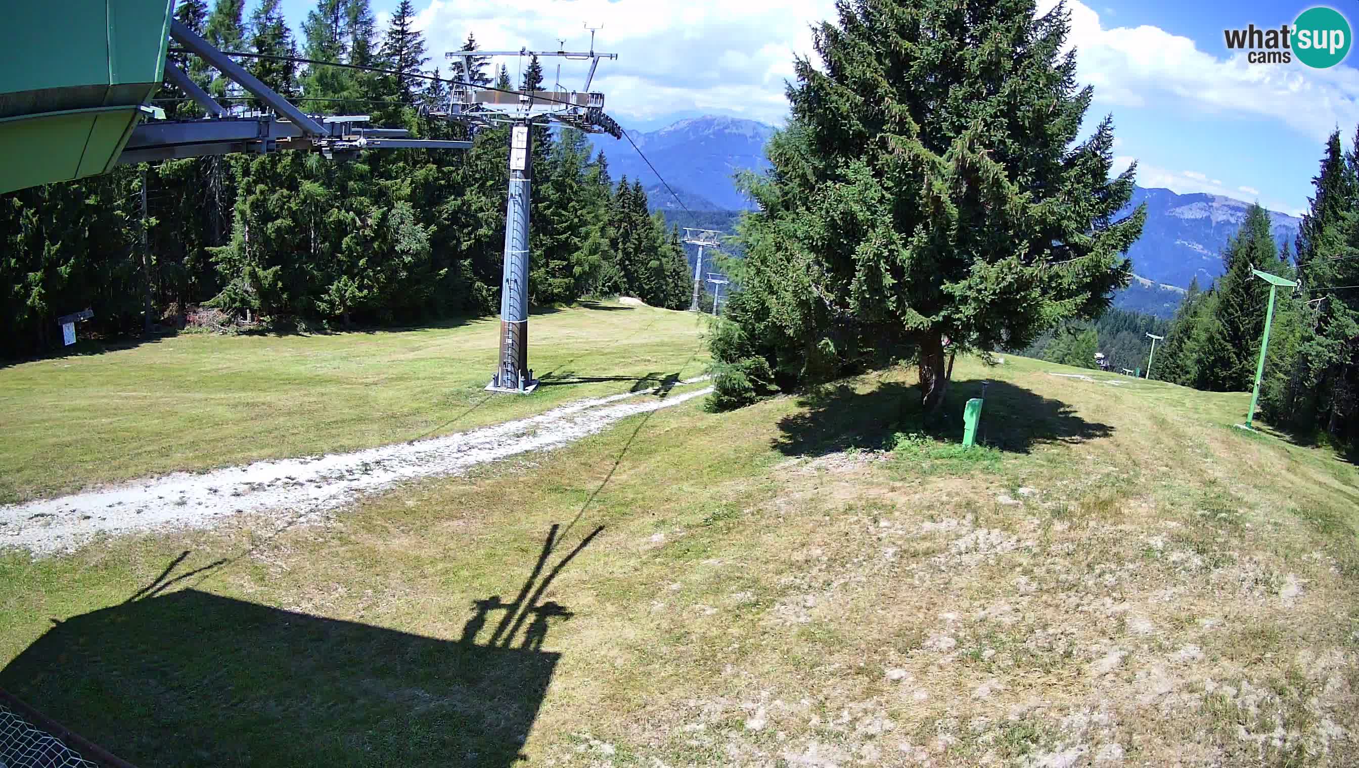 Smušišče Cerkno spletna kamera Lom zgornja proga