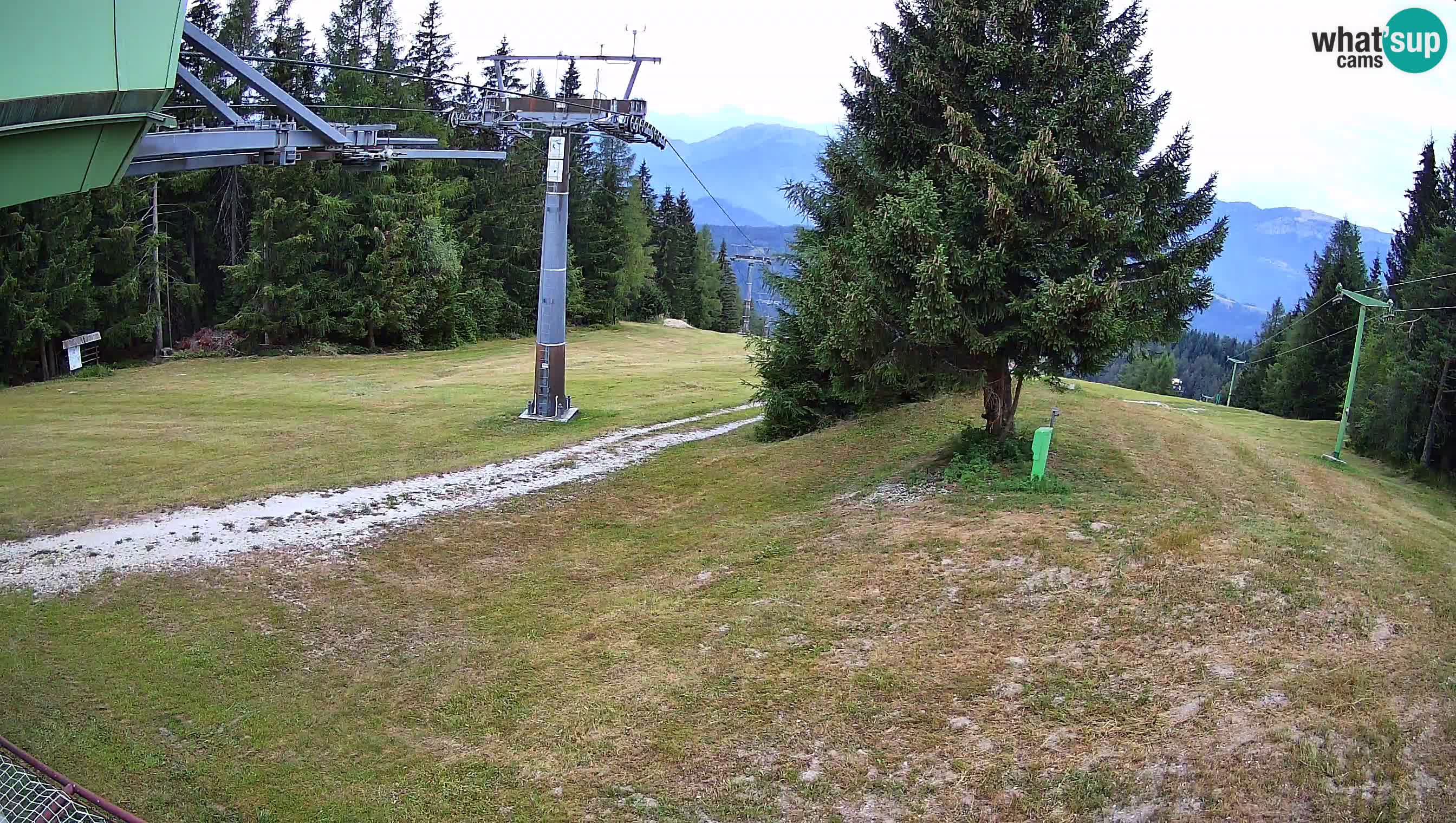 Smušišče Cerkno spletna kamera Lom zgornja proga