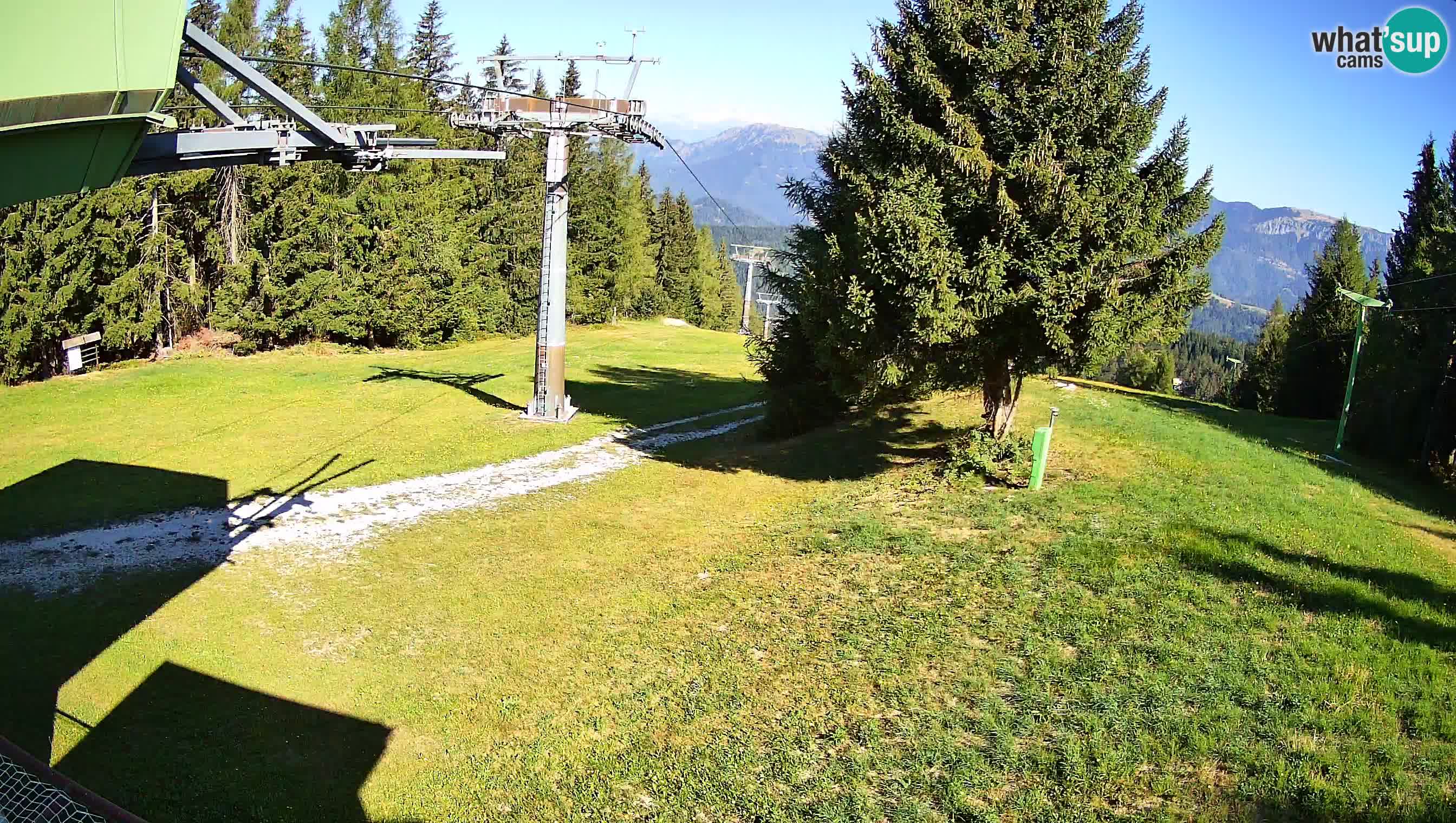 Smušišče Cerkno spletna kamera Lom zgornja proga