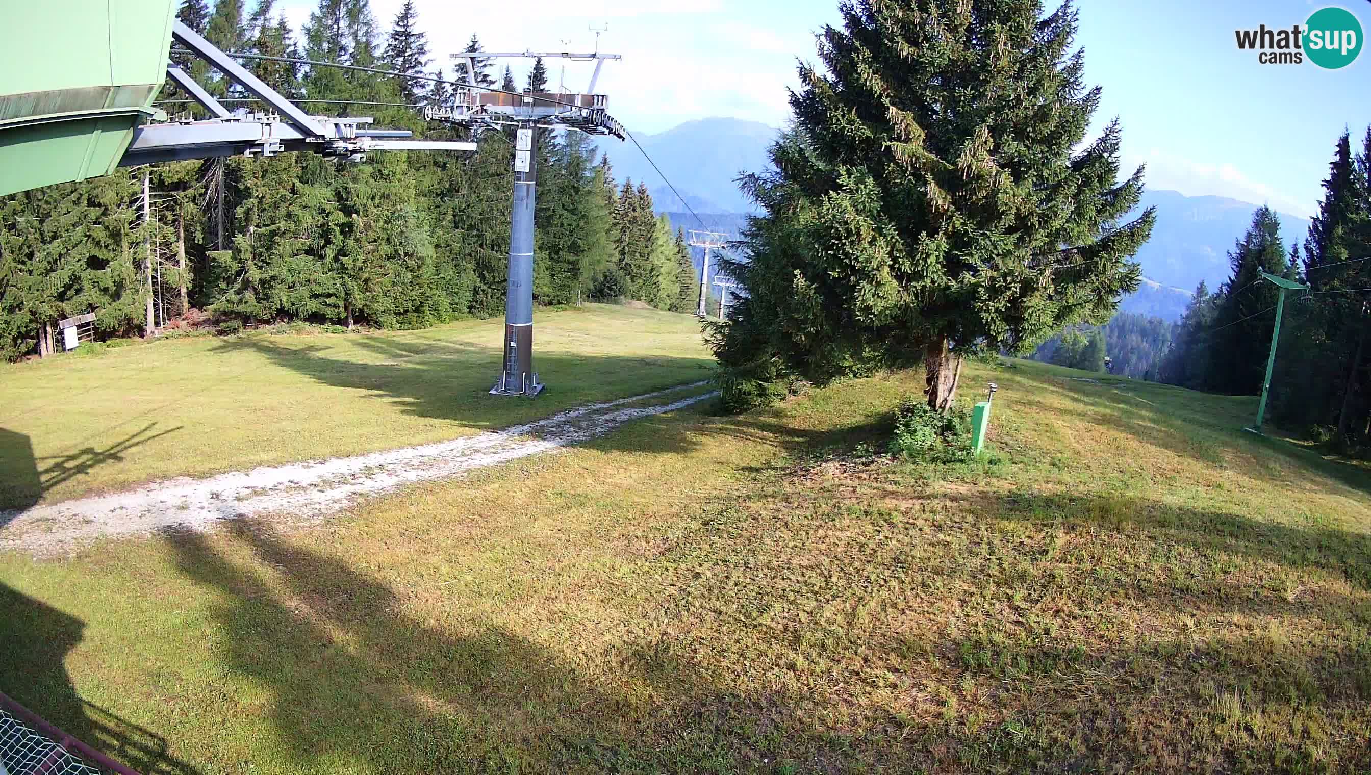 Smušišče Cerkno spletna kamera Lom zgornja proga