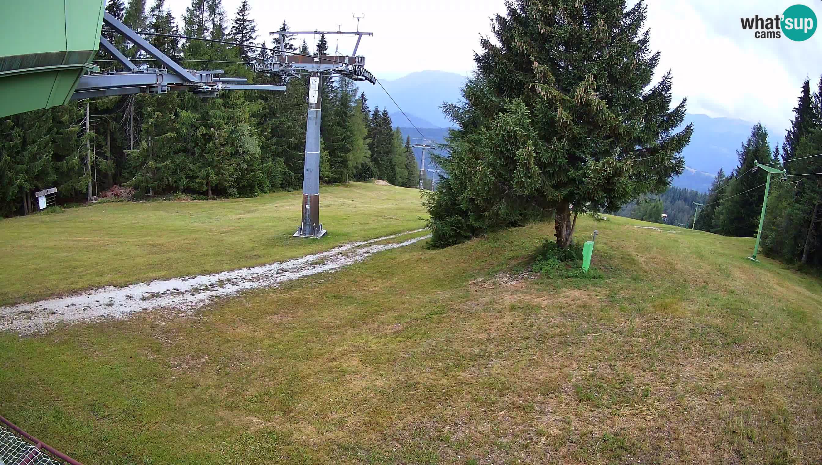Smušišče Cerkno spletna kamera Lom zgornja proga