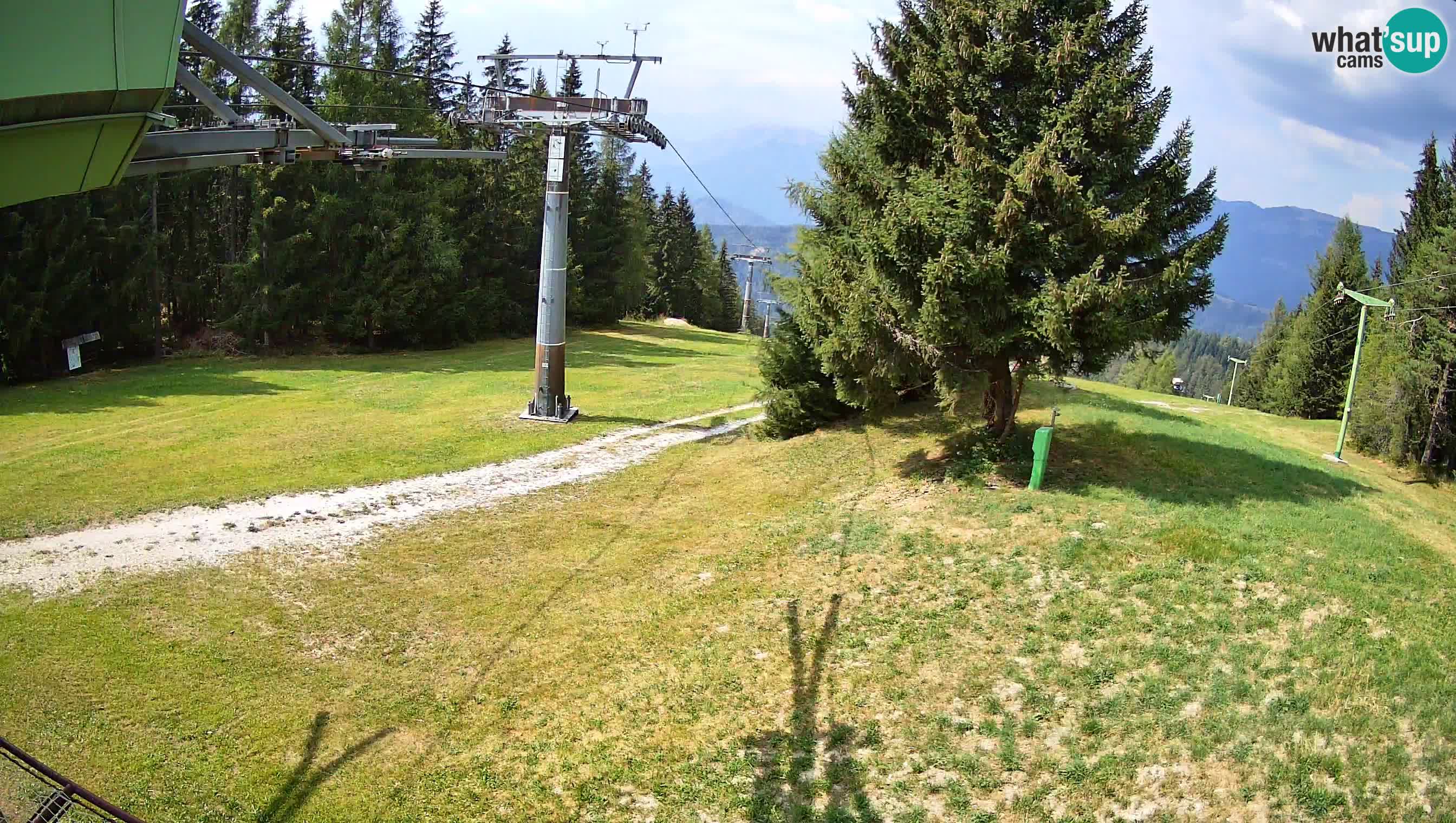 Smušišče Cerkno spletna kamera Lom zgornja proga