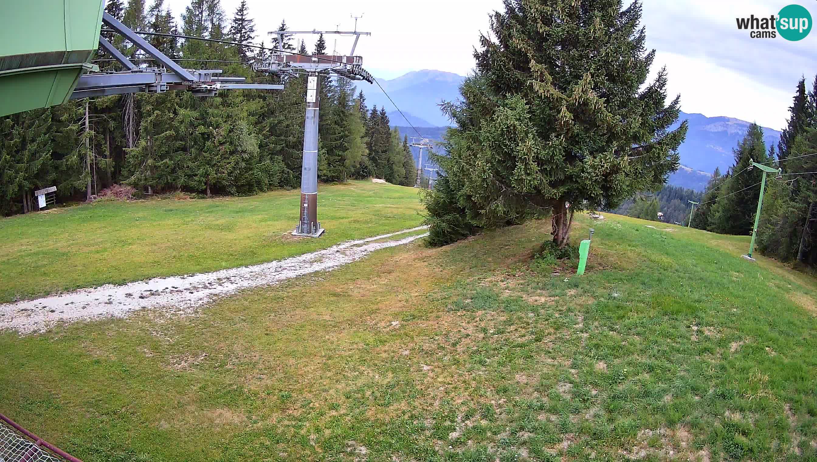 Smušišče Cerkno spletna kamera Lom zgornja proga