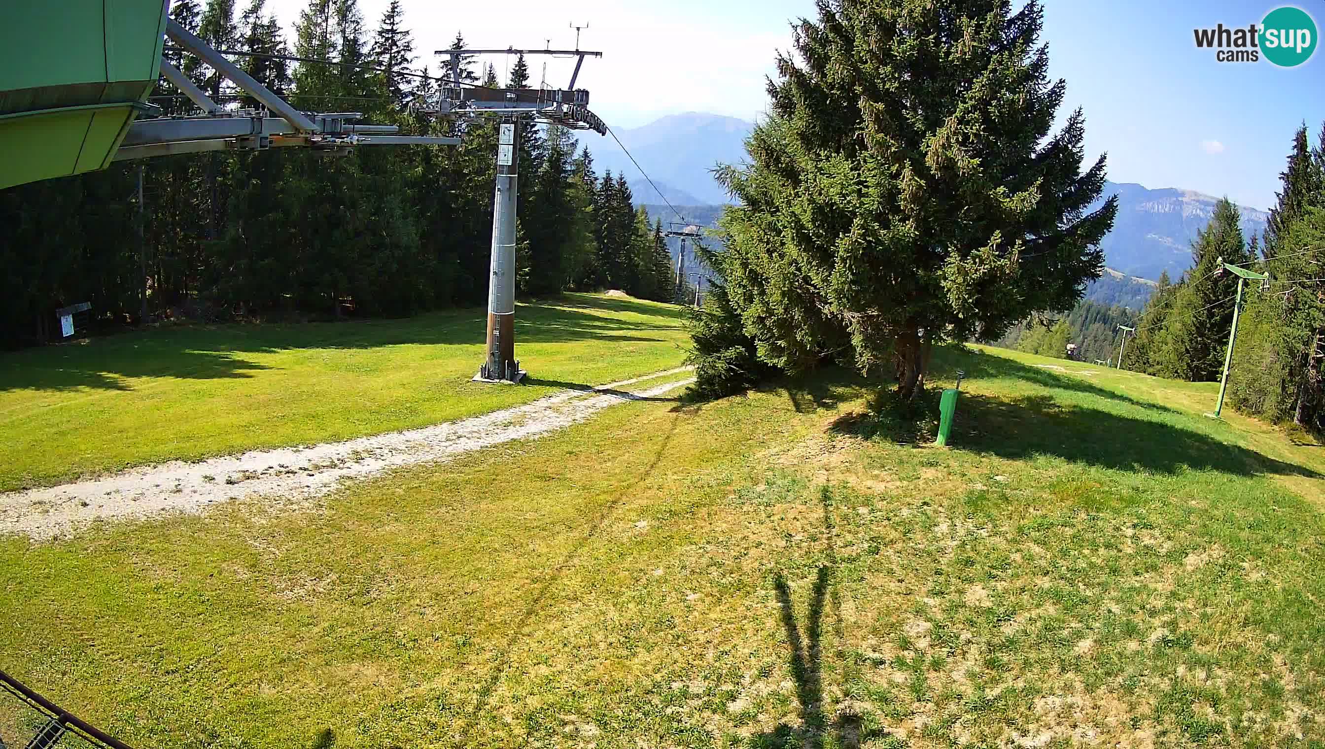 Smušišče Cerkno spletna kamera Lom zgornja proga