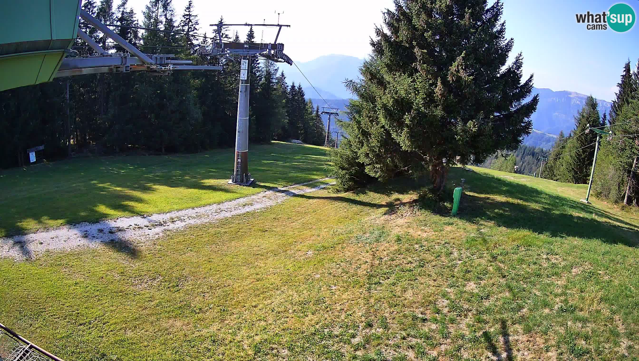 Smušišče Cerkno spletna kamera Lom zgornja proga