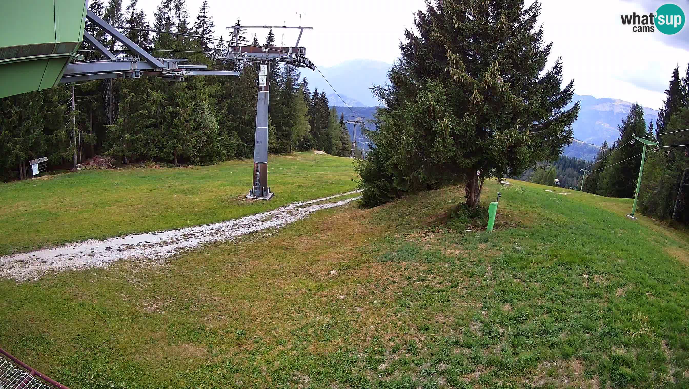 Smušišče Cerkno spletna kamera Lom zgornja proga
