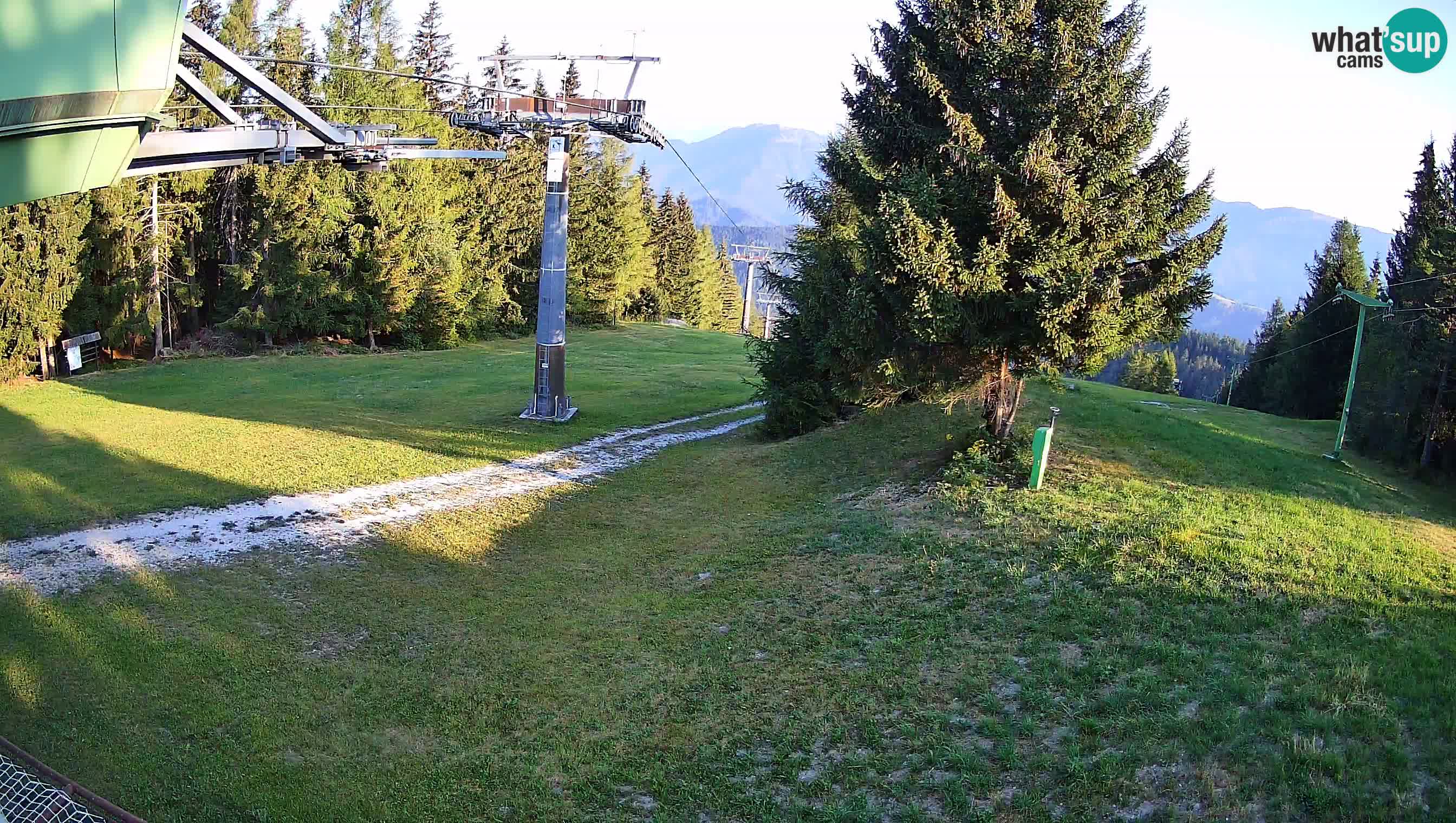 Smušišče Cerkno spletna kamera Lom zgornja proga