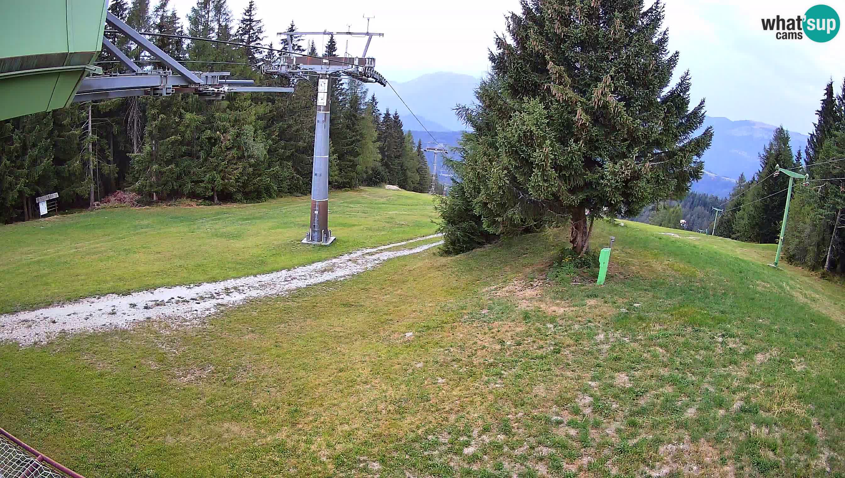Smušišče Cerkno spletna kamera Lom zgornja proga