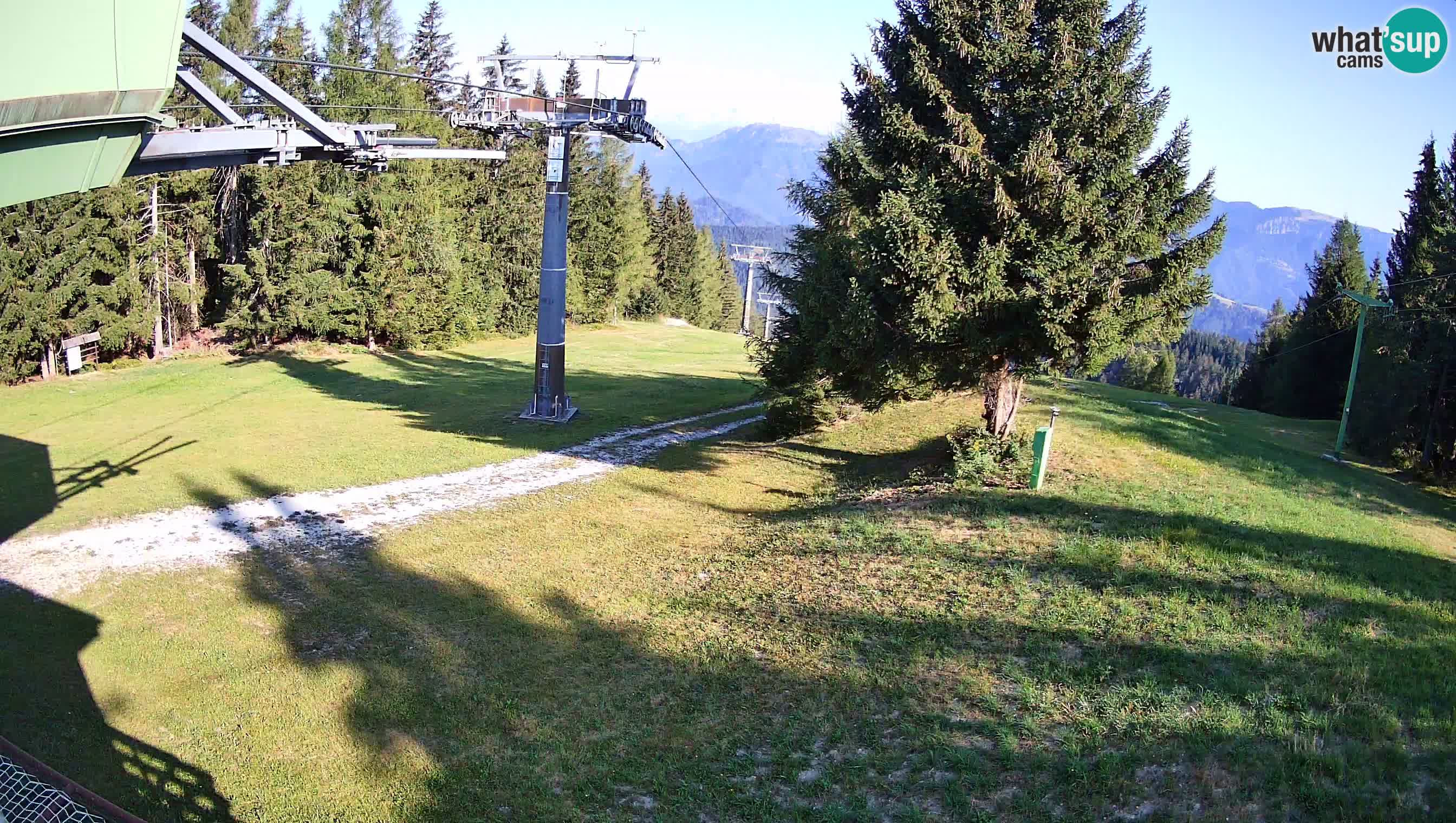 Smušišče Cerkno spletna kamera Lom zgornja proga