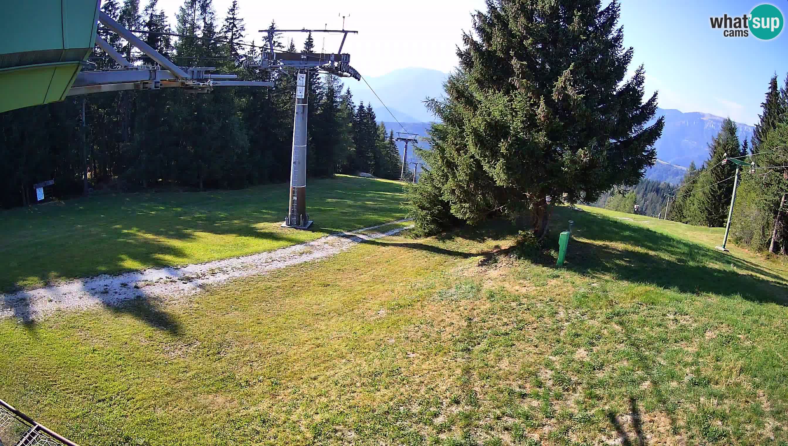Smušišče Cerkno spletna kamera Lom zgornja proga