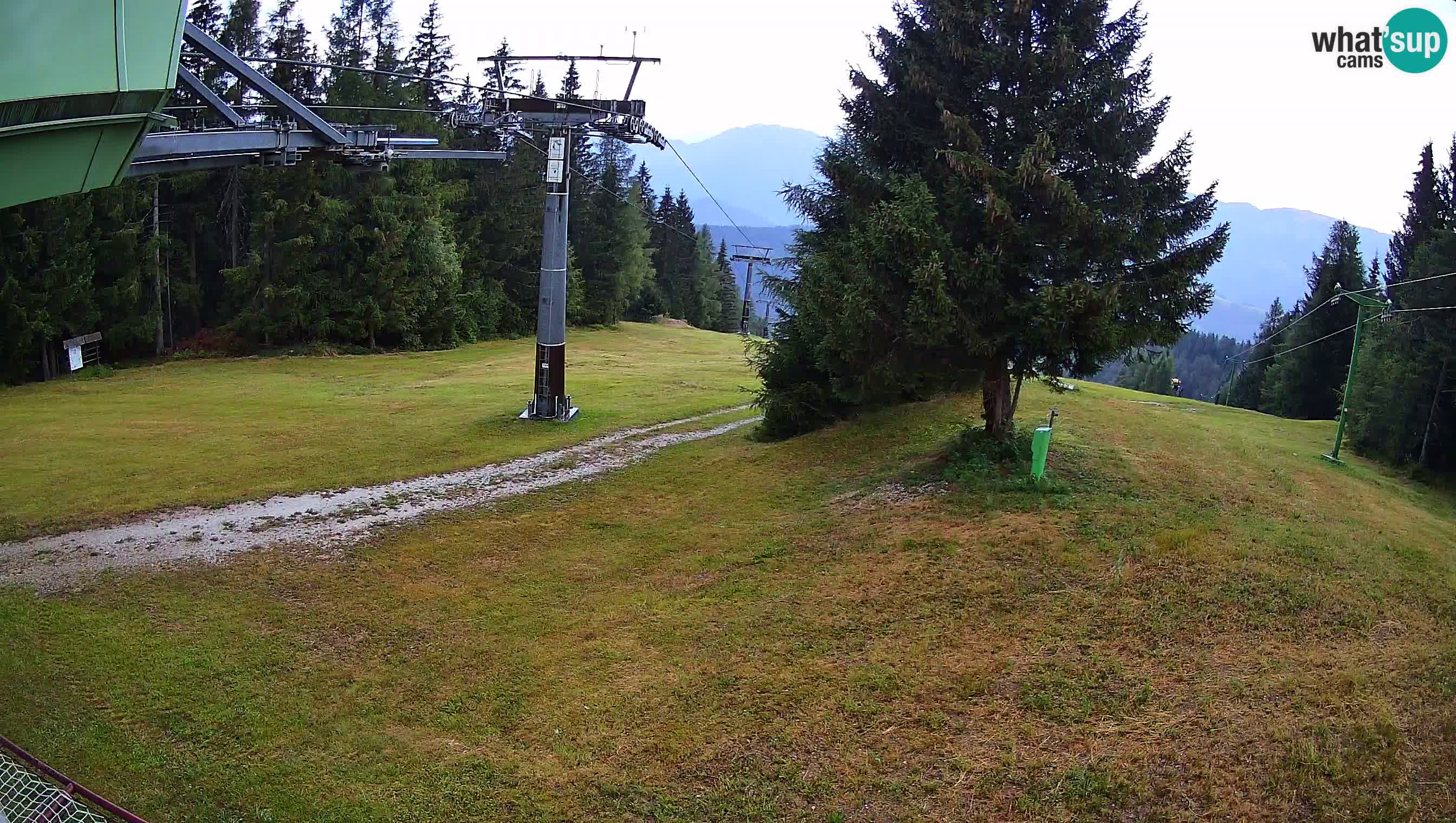 Smušišče Cerkno spletna kamera Lom zgornja proga