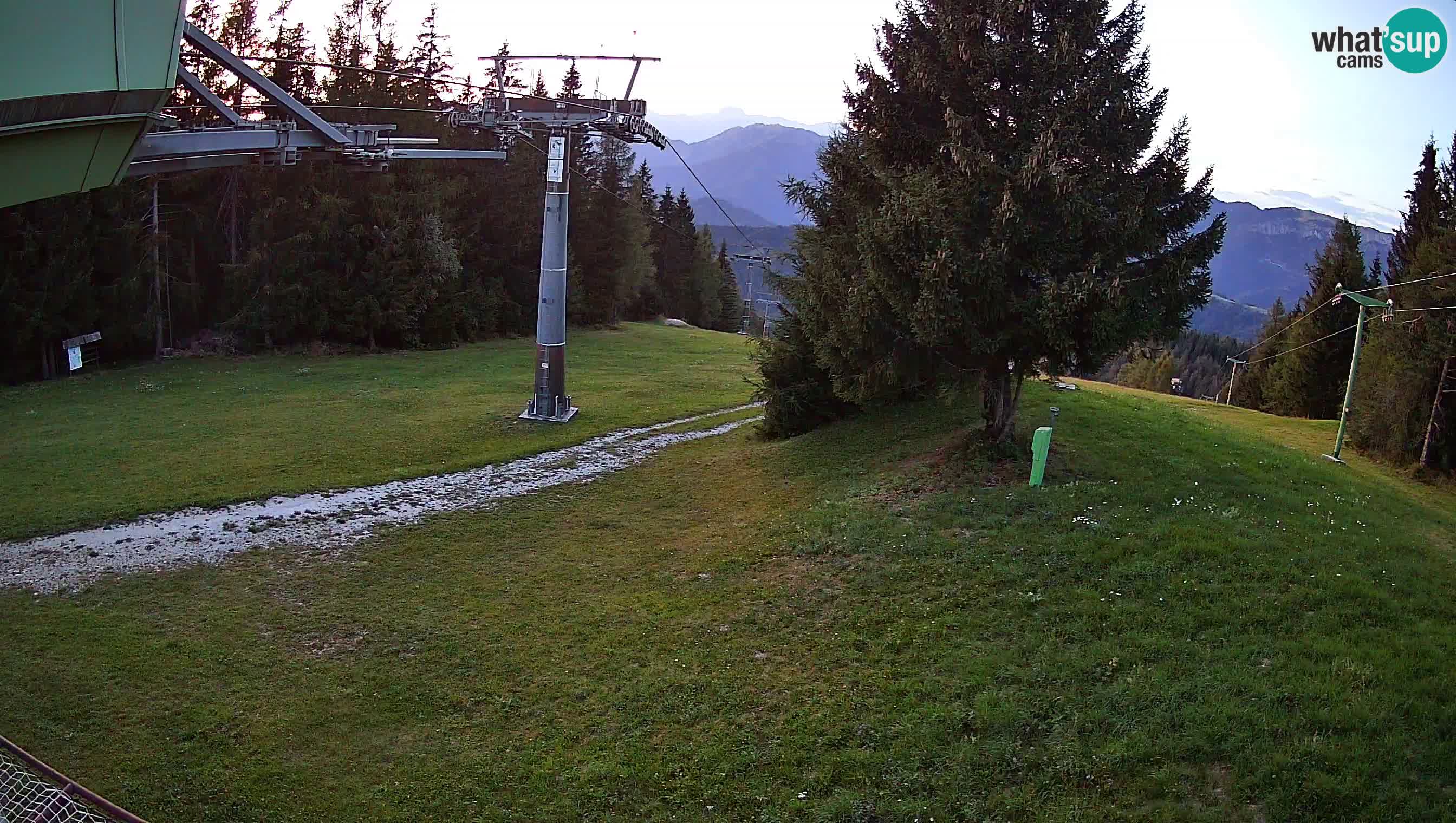 Smušišče Cerkno spletna kamera Lom zgornja proga