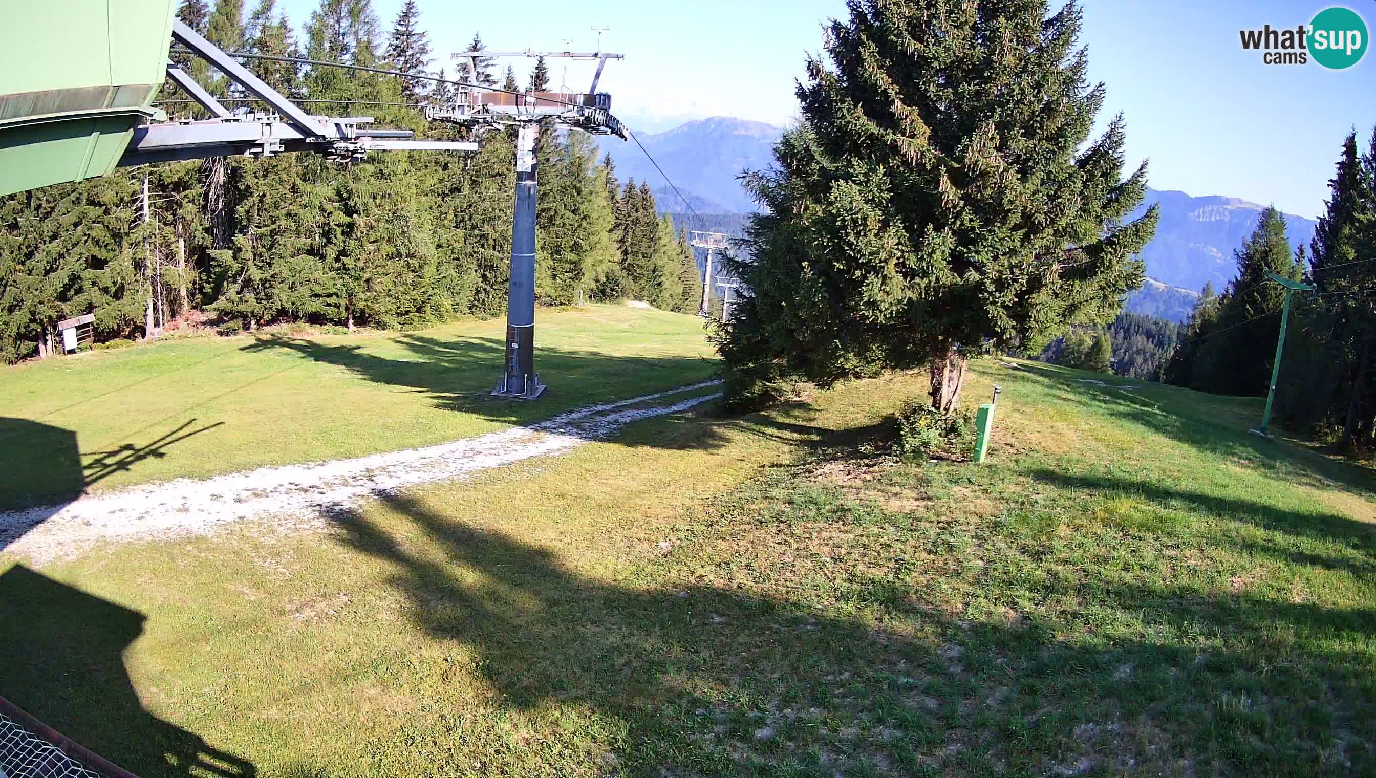 Smušišče Cerkno spletna kamera Lom zgornja proga