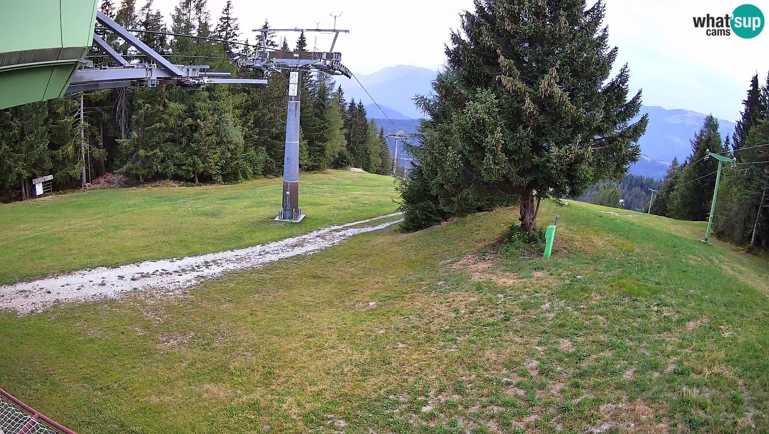 Smušišče Cerkno spletna kamera Lom zgornja proga