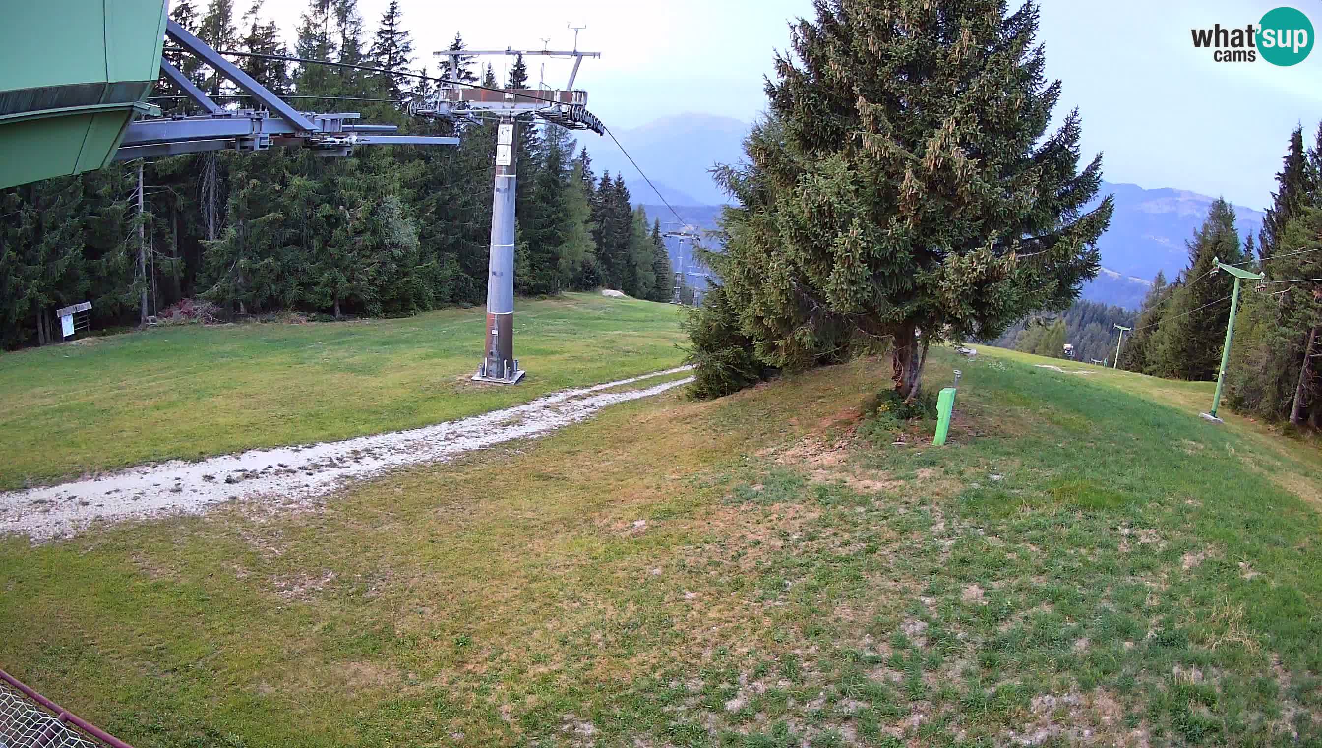 Smušišče Cerkno spletna kamera Lom zgornja proga