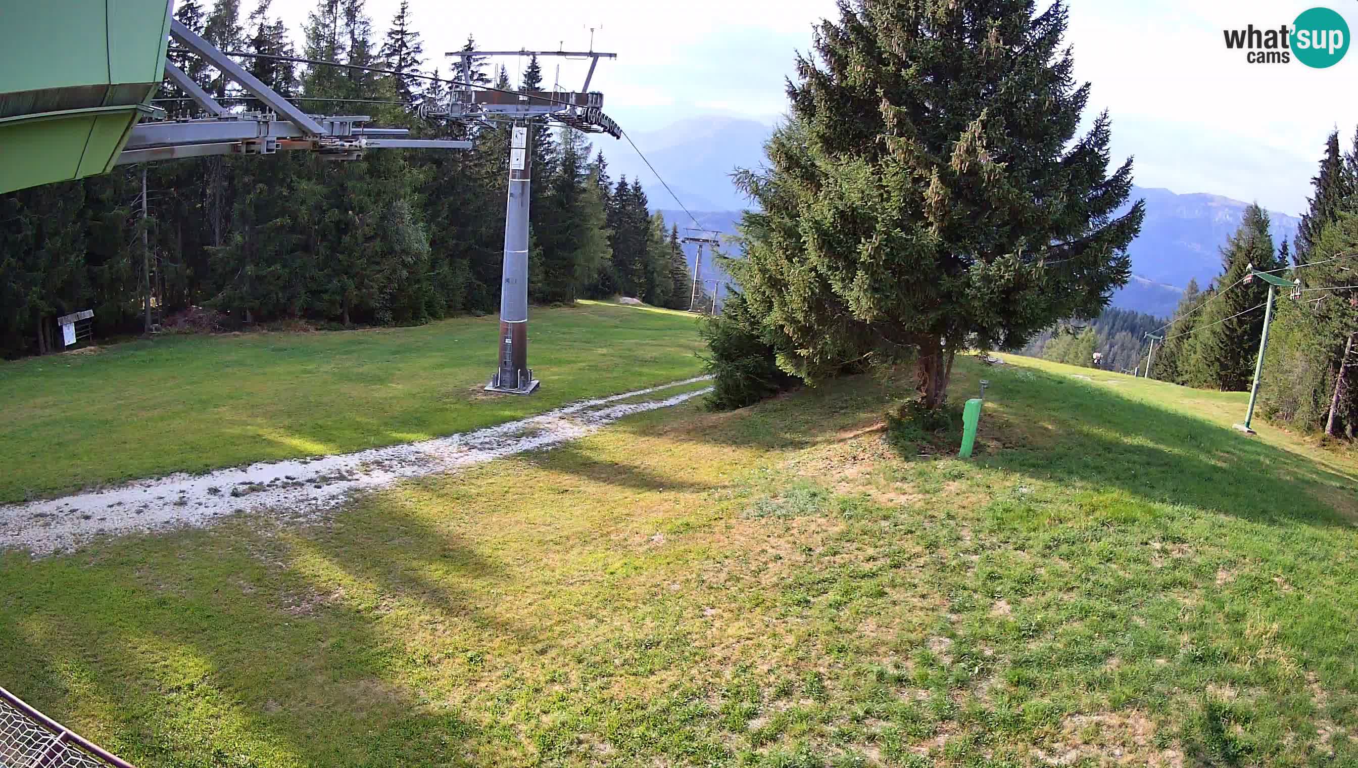 Smušišče Cerkno spletna kamera Lom zgornja proga