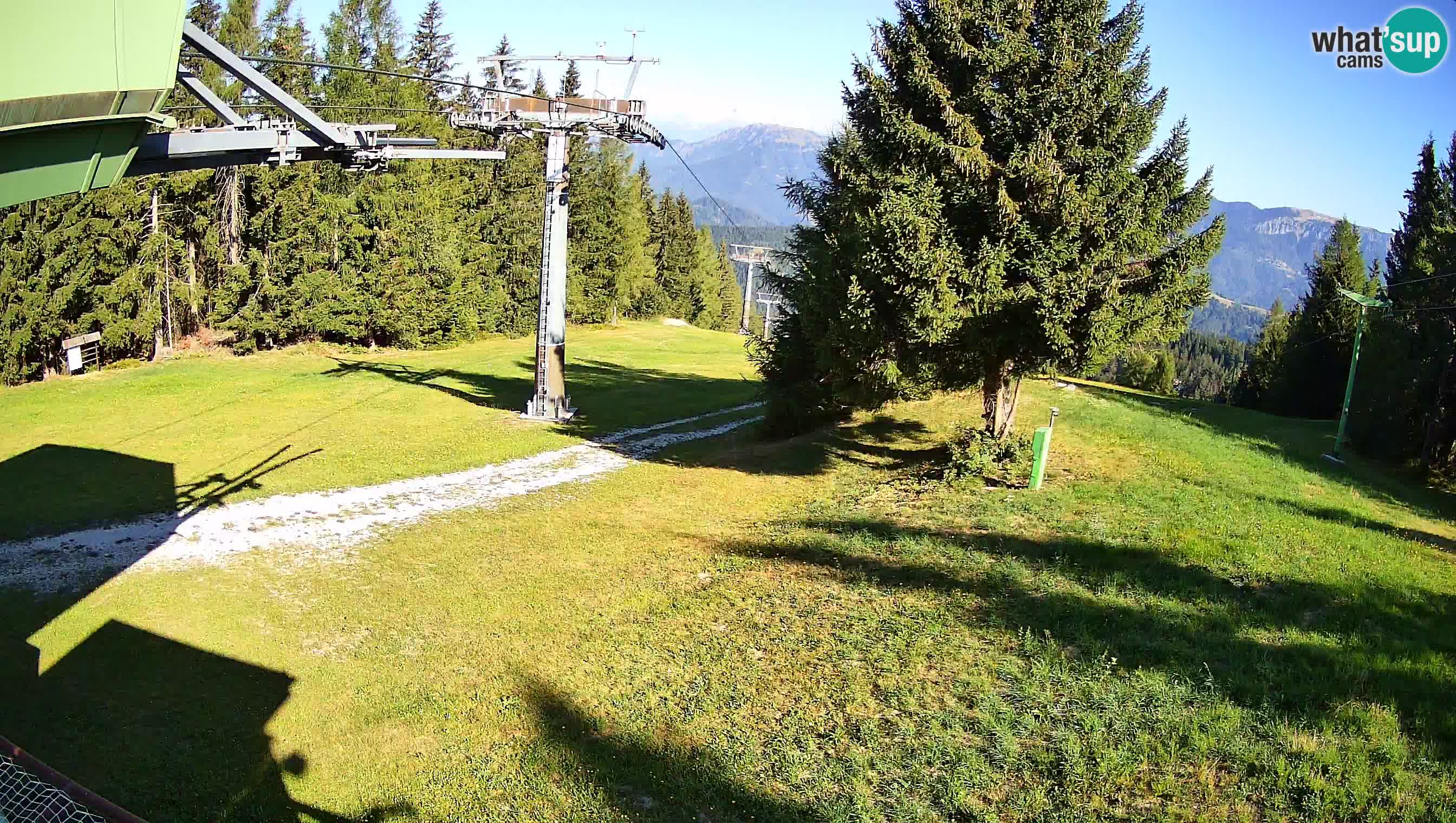 Smušišče Cerkno spletna kamera Lom zgornja proga