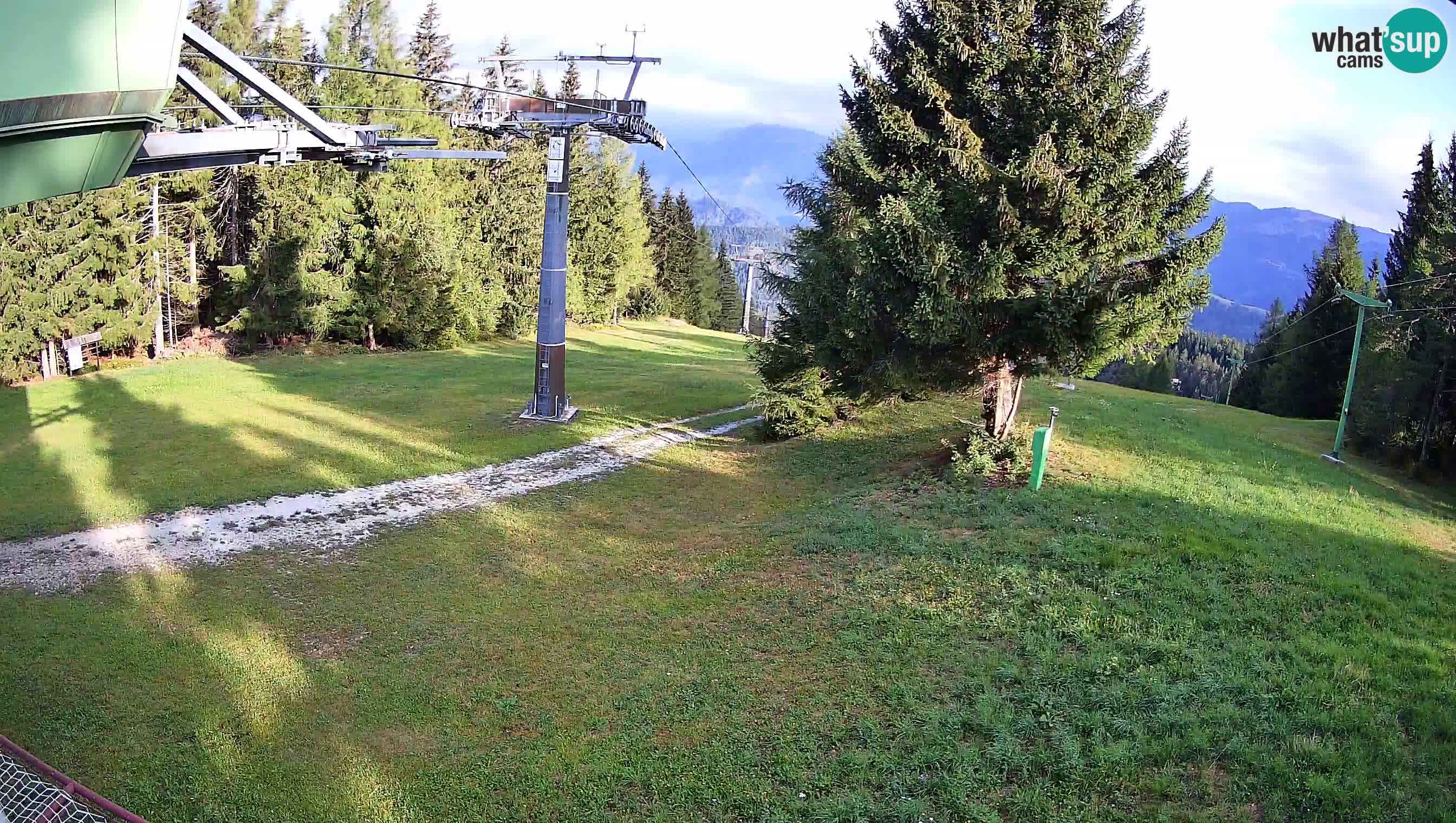 Smušišče Cerkno spletna kamera Lom zgornja proga