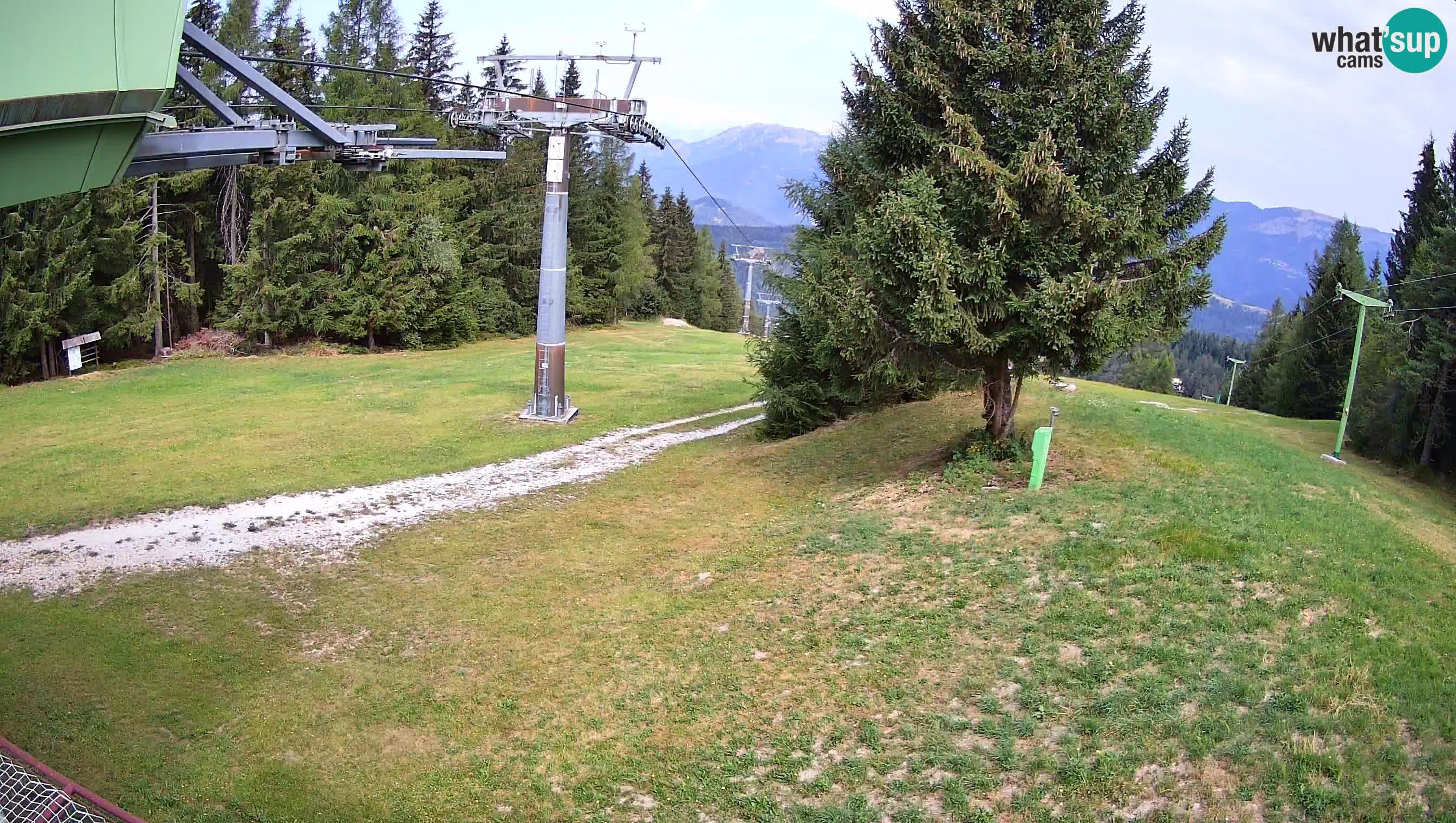 Smušišče Cerkno spletna kamera Lom zgornja proga