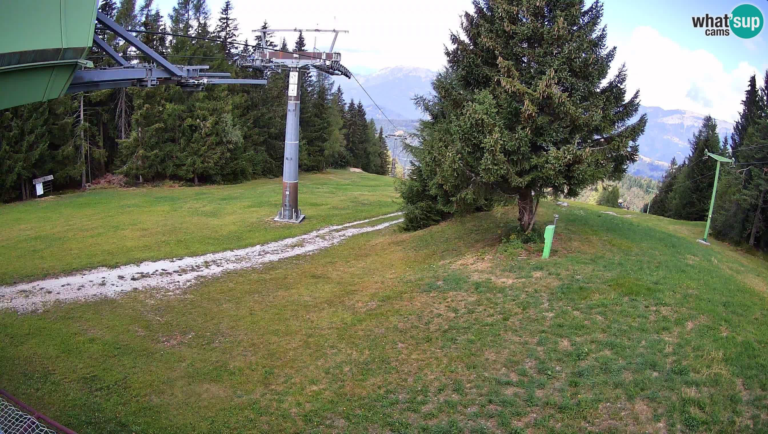 Smušišče Cerkno spletna kamera Lom zgornja proga