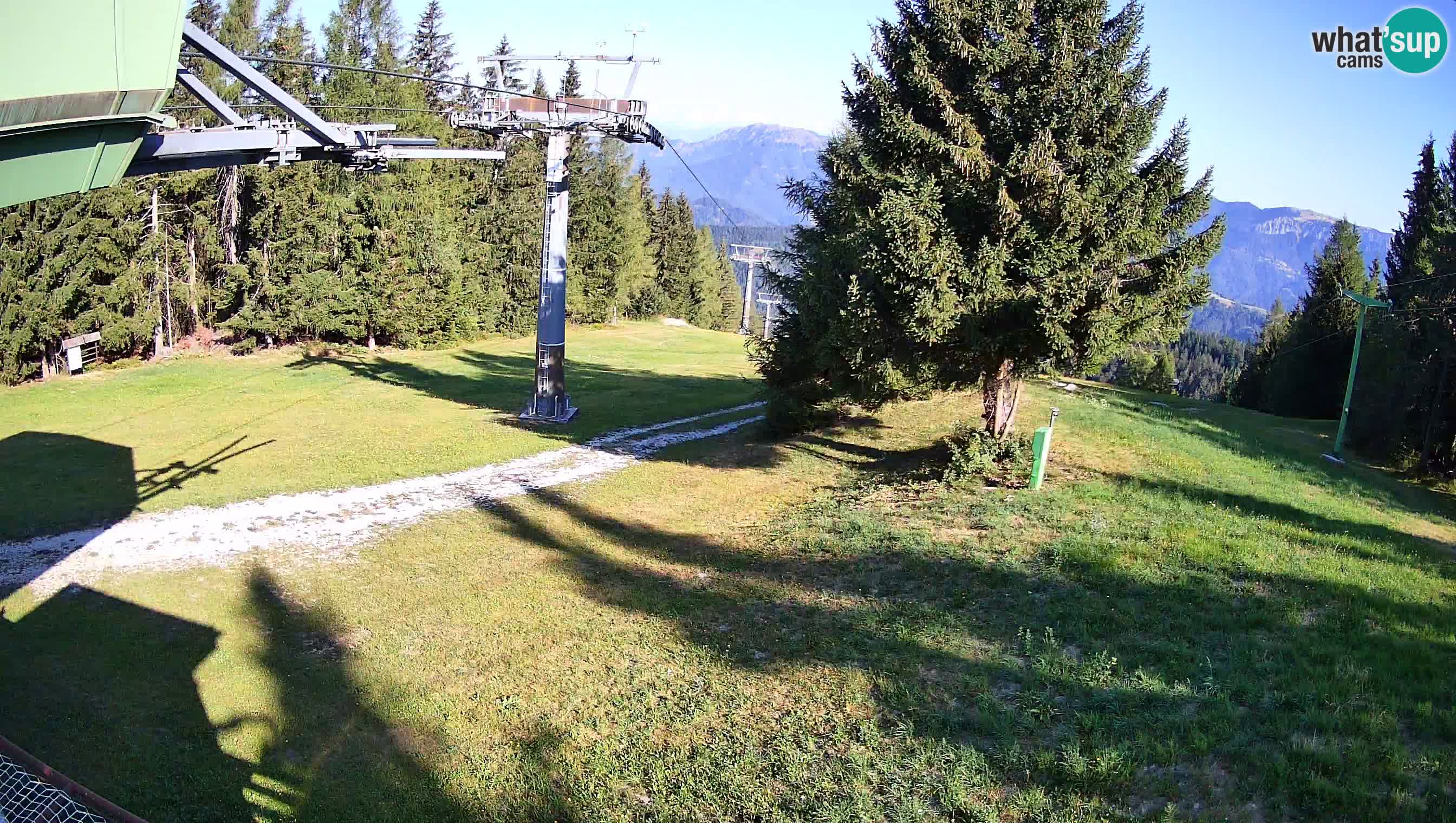 Smušišče Cerkno spletna kamera Lom zgornja proga