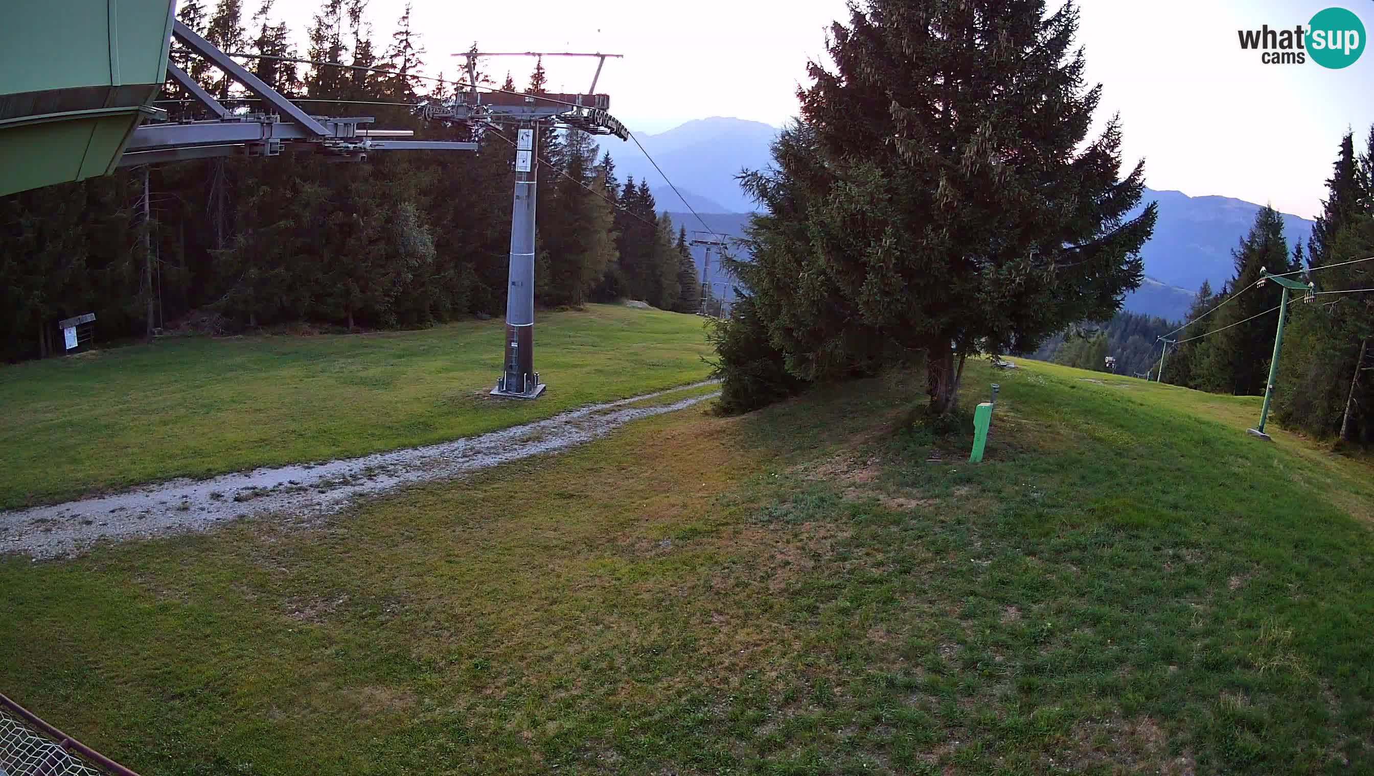 Smušišče Cerkno spletna kamera Lom zgornja proga