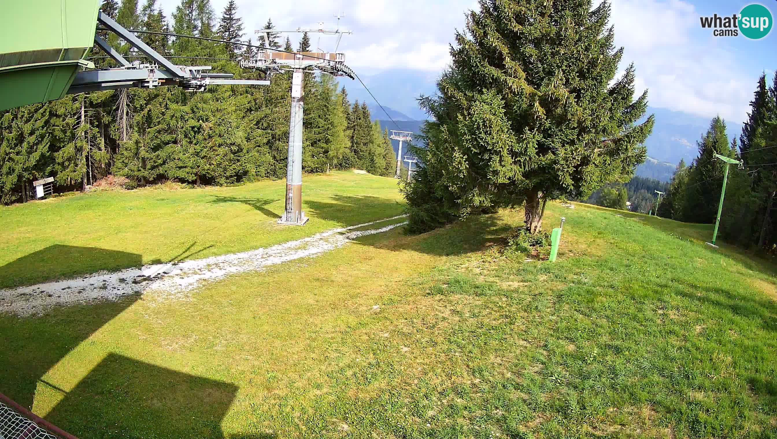 Smušišče Cerkno spletna kamera Lom zgornja proga