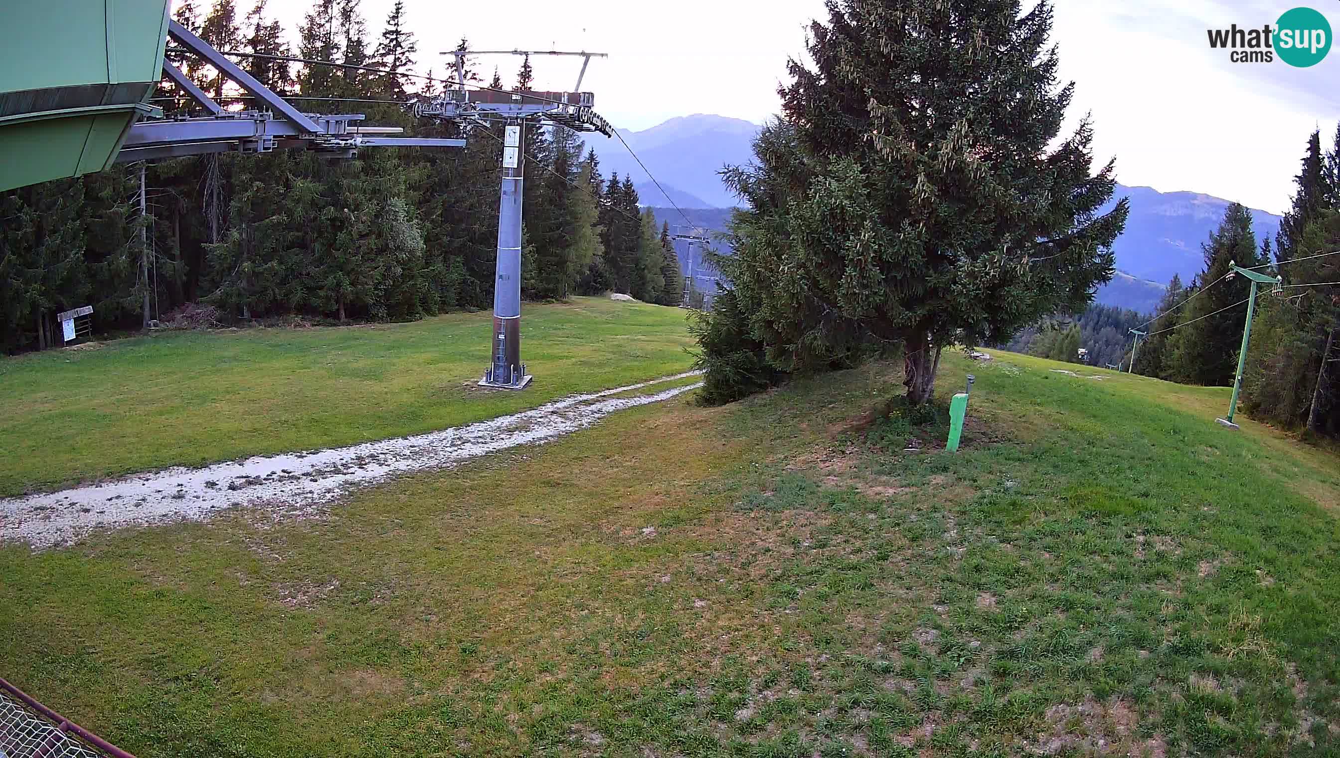 Smušišče Cerkno spletna kamera Lom zgornja proga