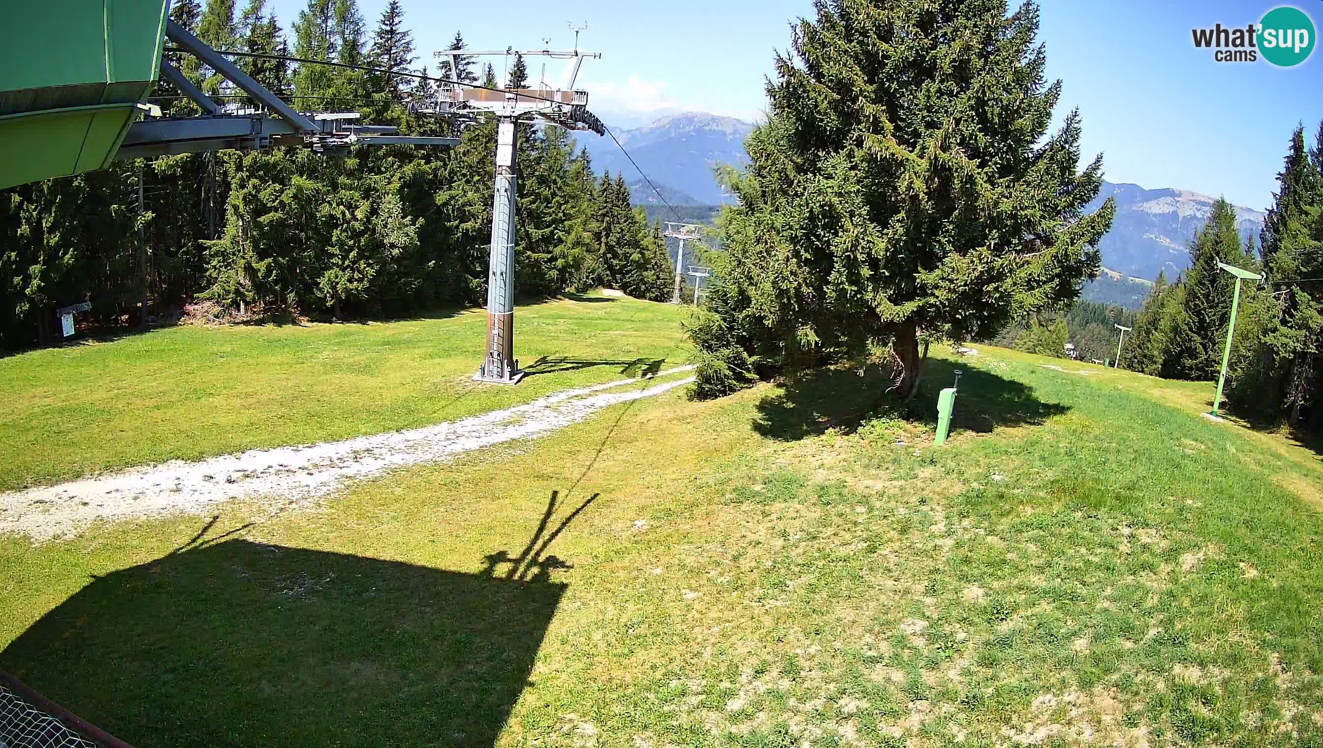 Smušišče Cerkno spletna kamera Lom zgornja proga