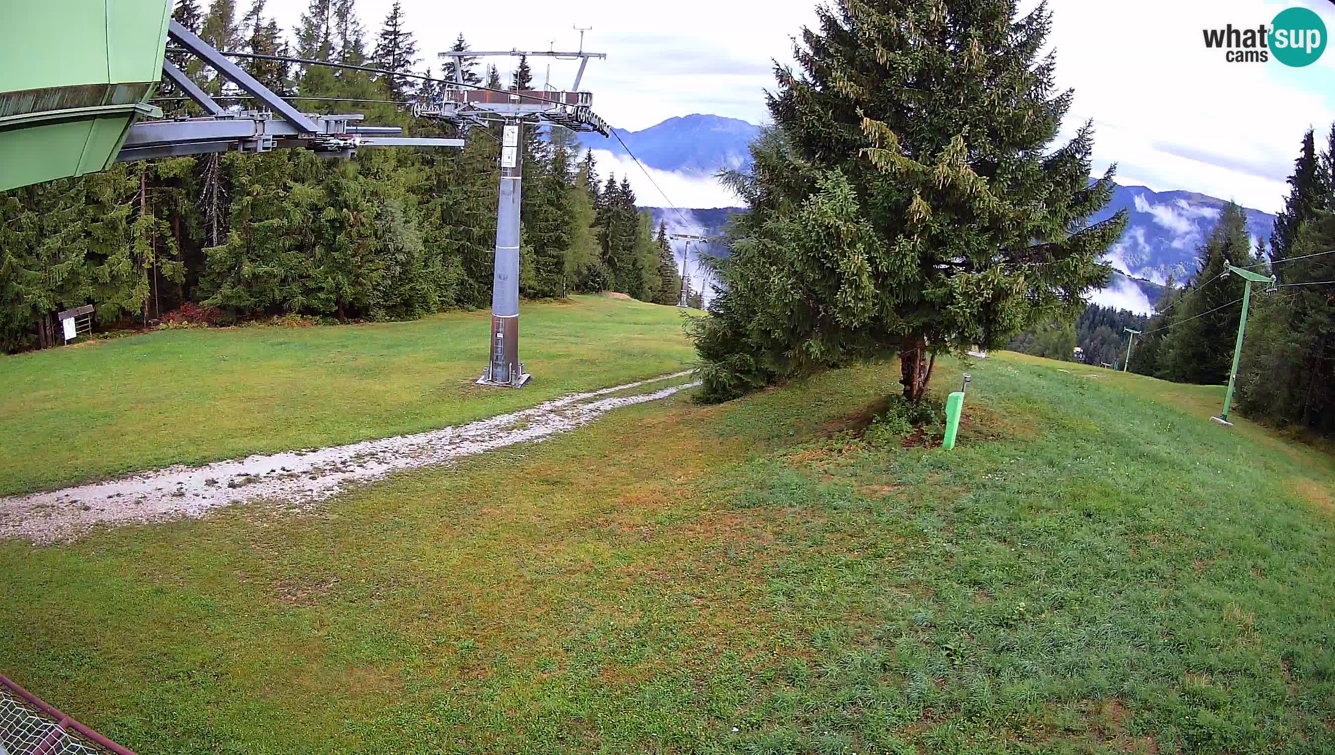 Centre de ski de Cerkno webcam Lom – Slovénie