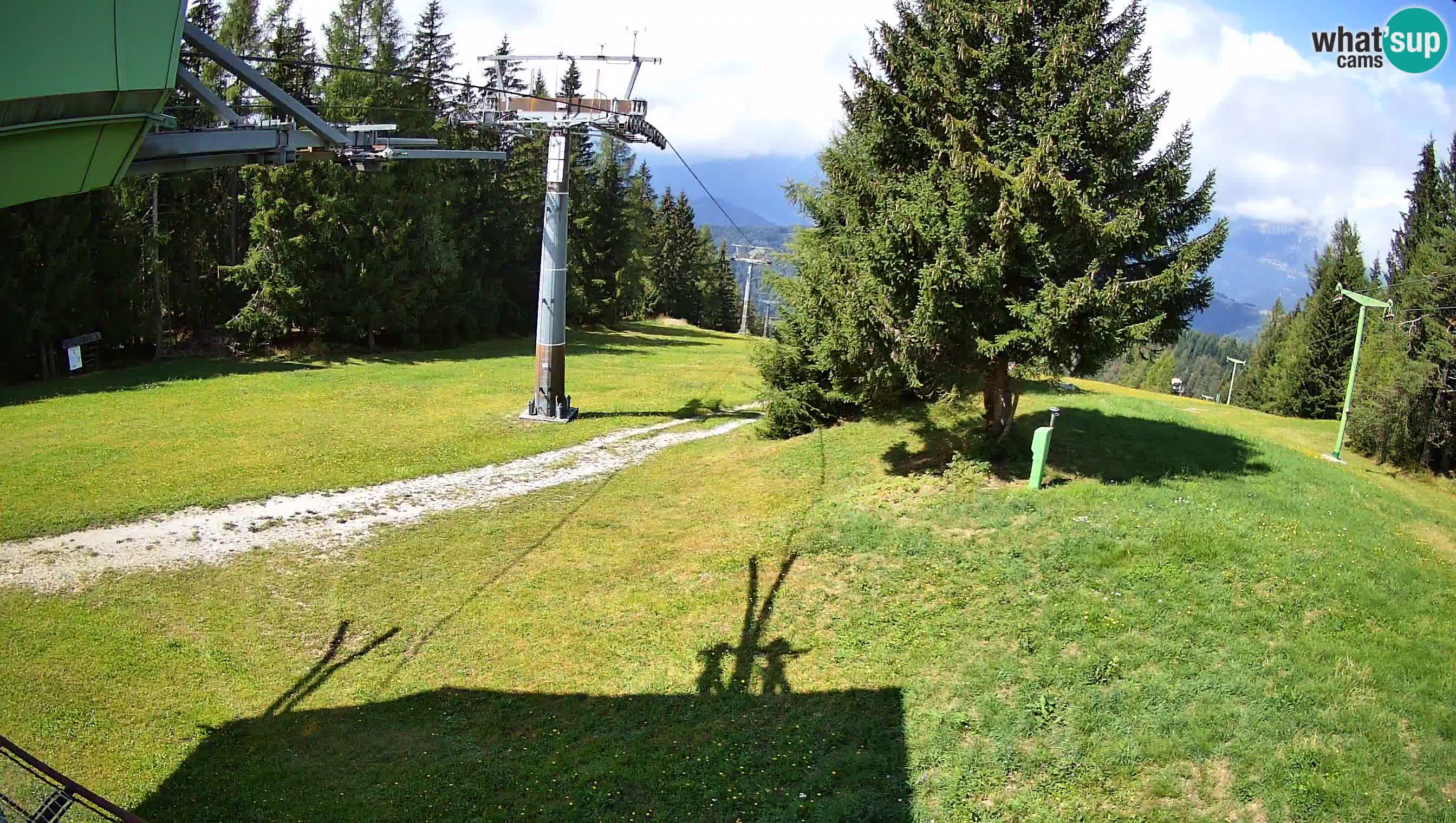 Smušišče Cerkno spletna kamera Lom zgornja proga