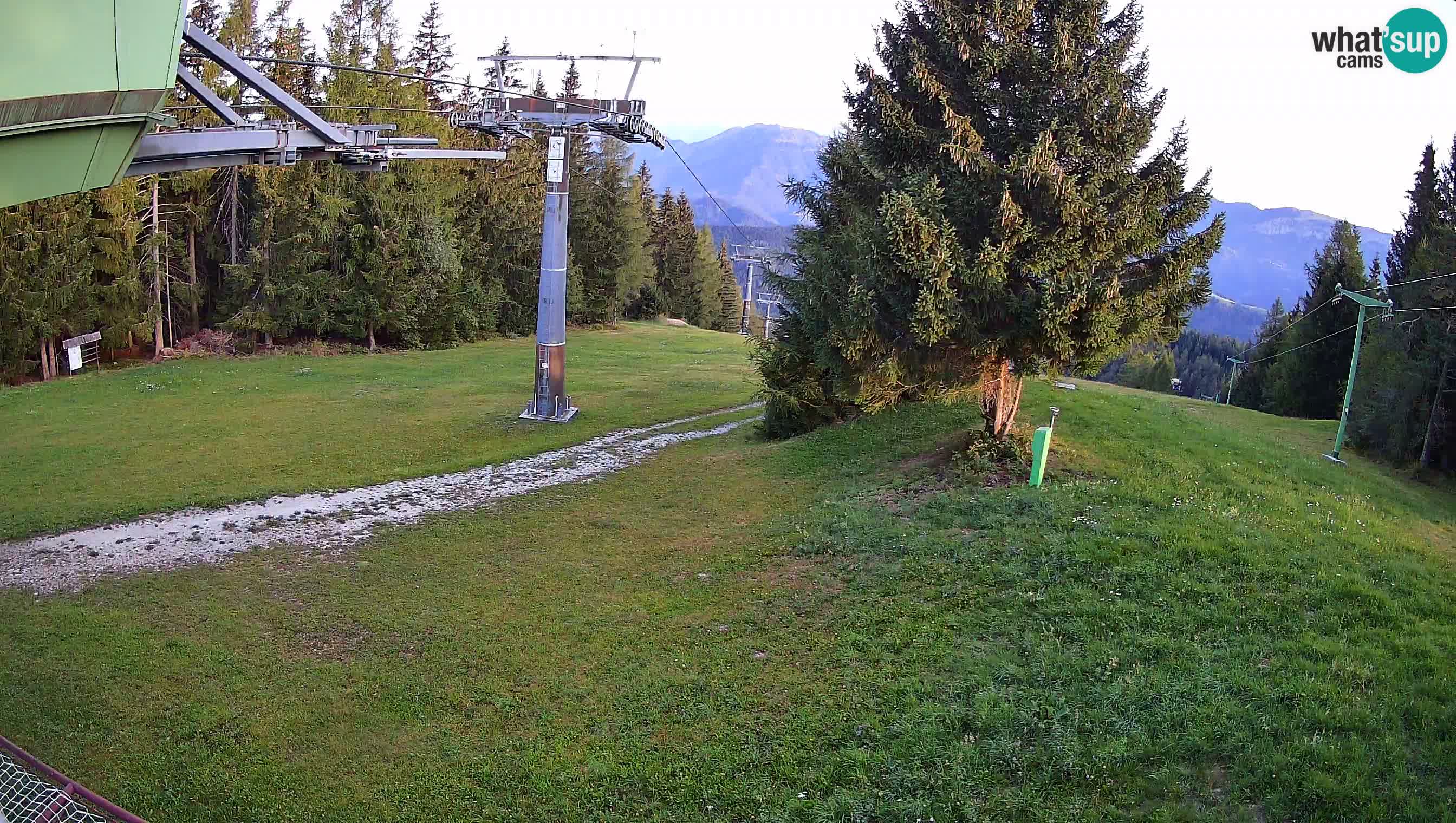 Smušišče Cerkno spletna kamera Lom zgornja proga