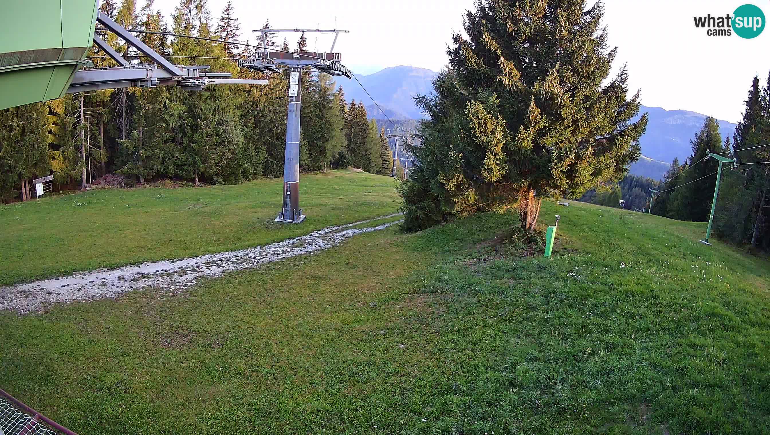 Smušišče Cerkno spletna kamera Lom zgornja proga
