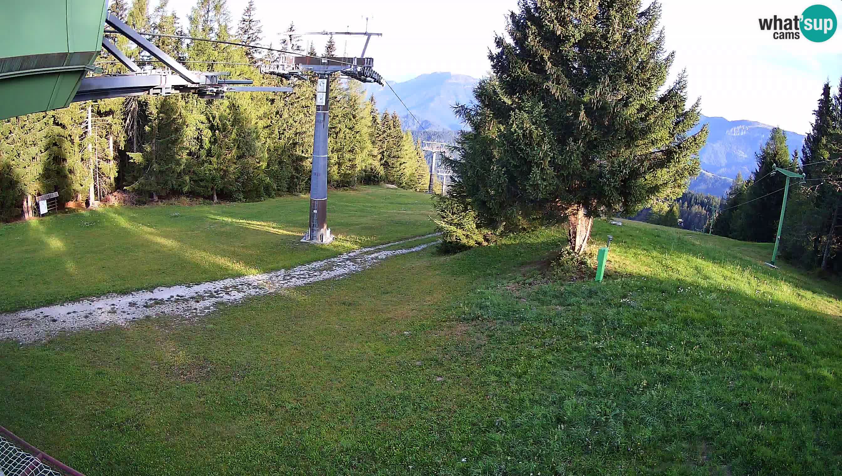 Smušišče Cerkno spletna kamera Lom zgornja proga