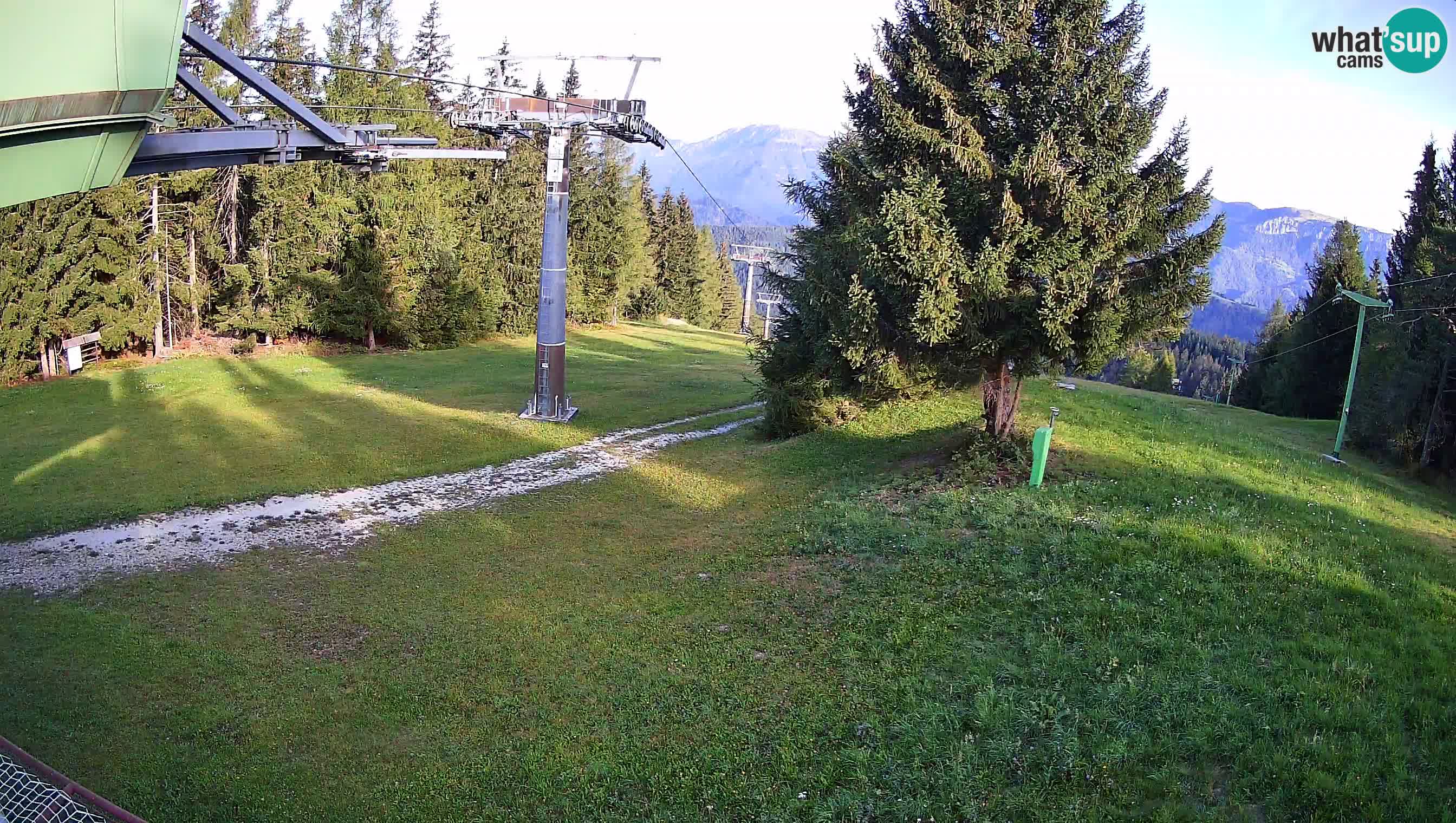 Smušišče Cerkno spletna kamera Lom zgornja proga