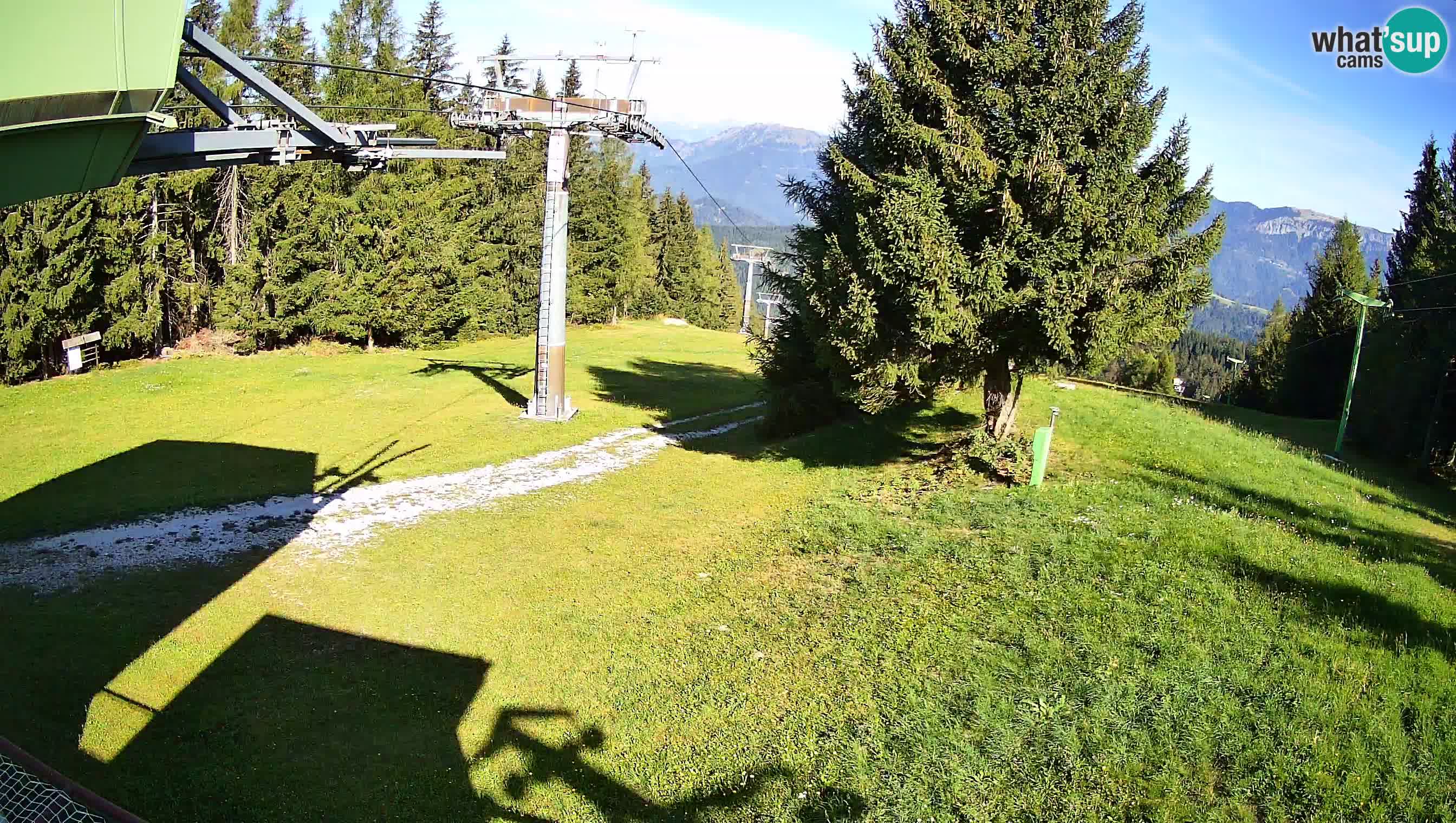 Smušišče Cerkno spletna kamera Lom zgornja proga