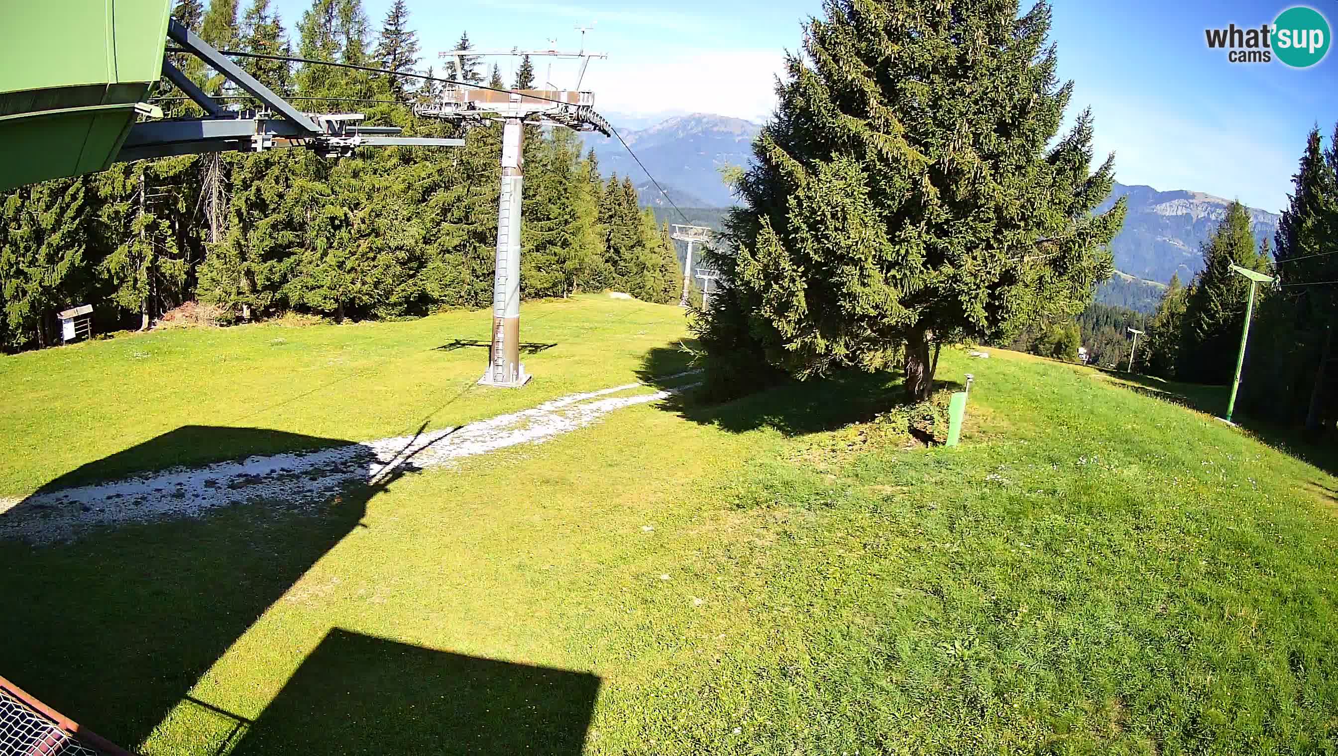 Smušišče Cerkno spletna kamera Lom zgornja proga