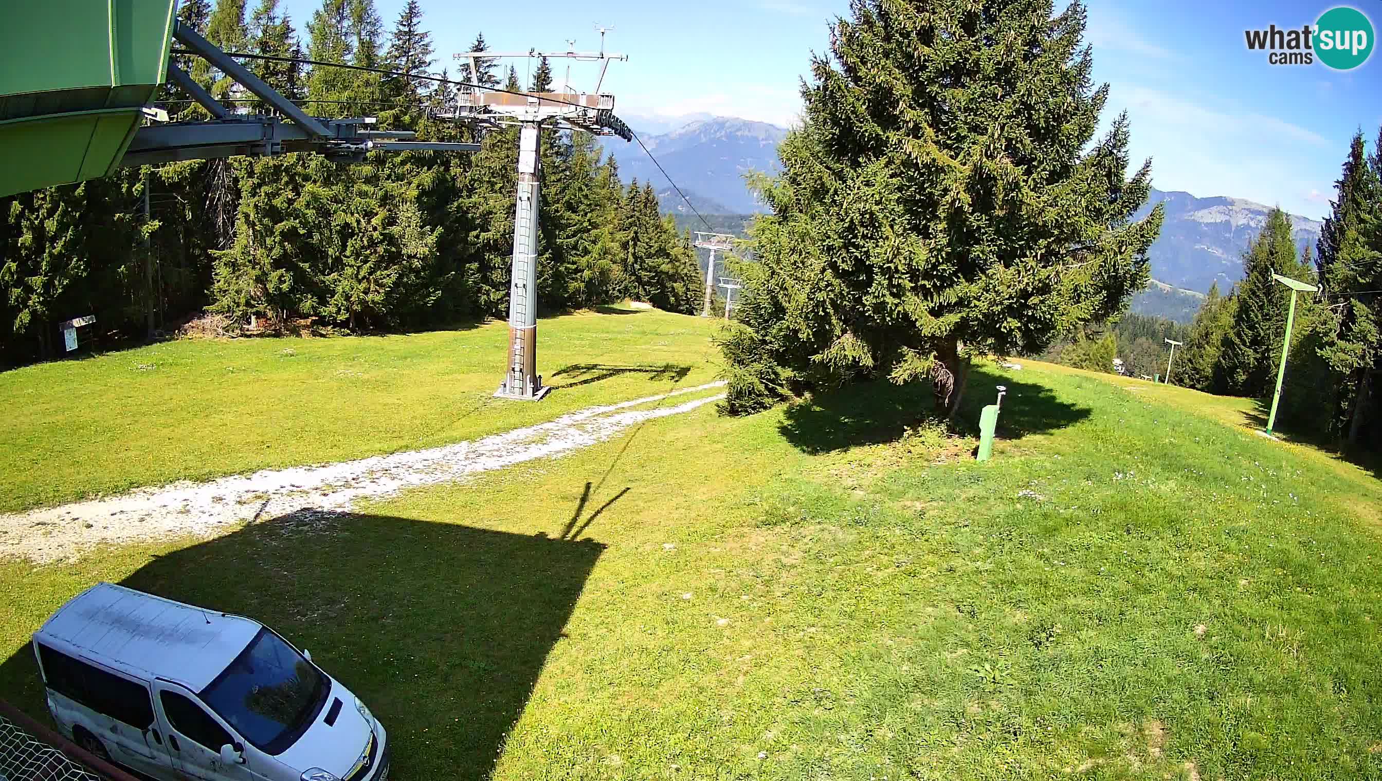 Smušišče Cerkno spletna kamera Lom zgornja proga
