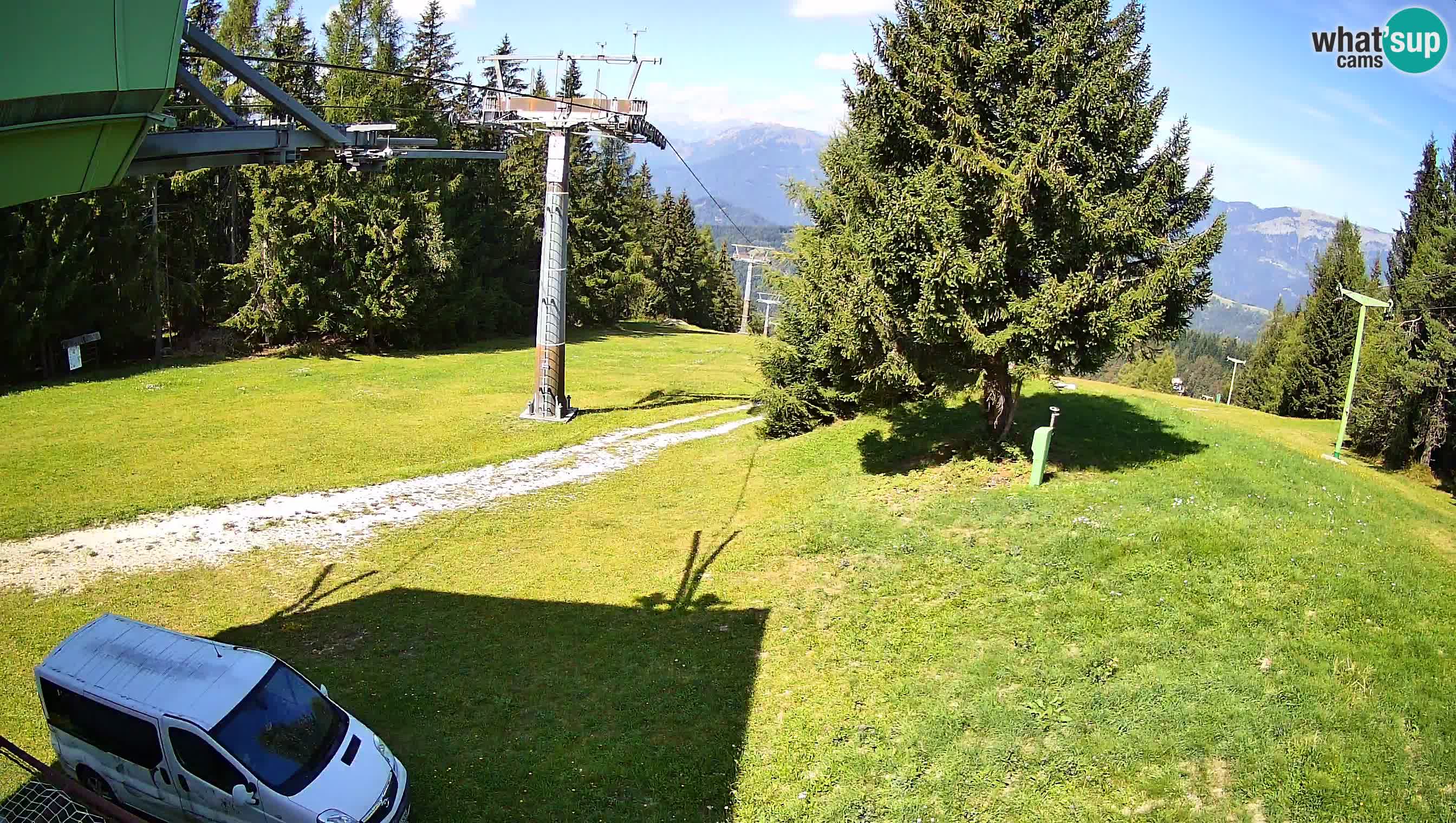 Smušišče Cerkno spletna kamera Lom zgornja proga