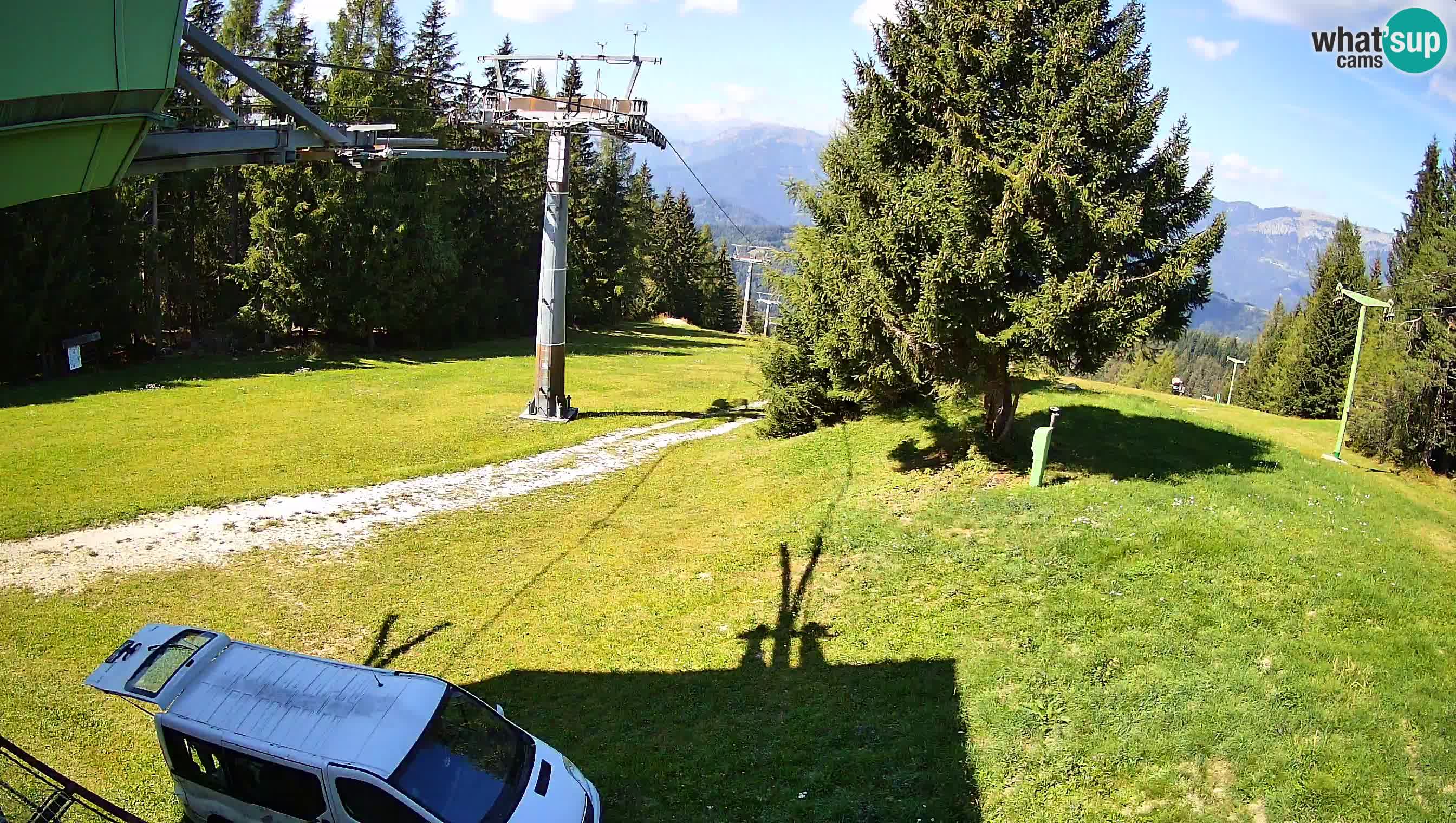 Smušišče Cerkno spletna kamera Lom zgornja proga