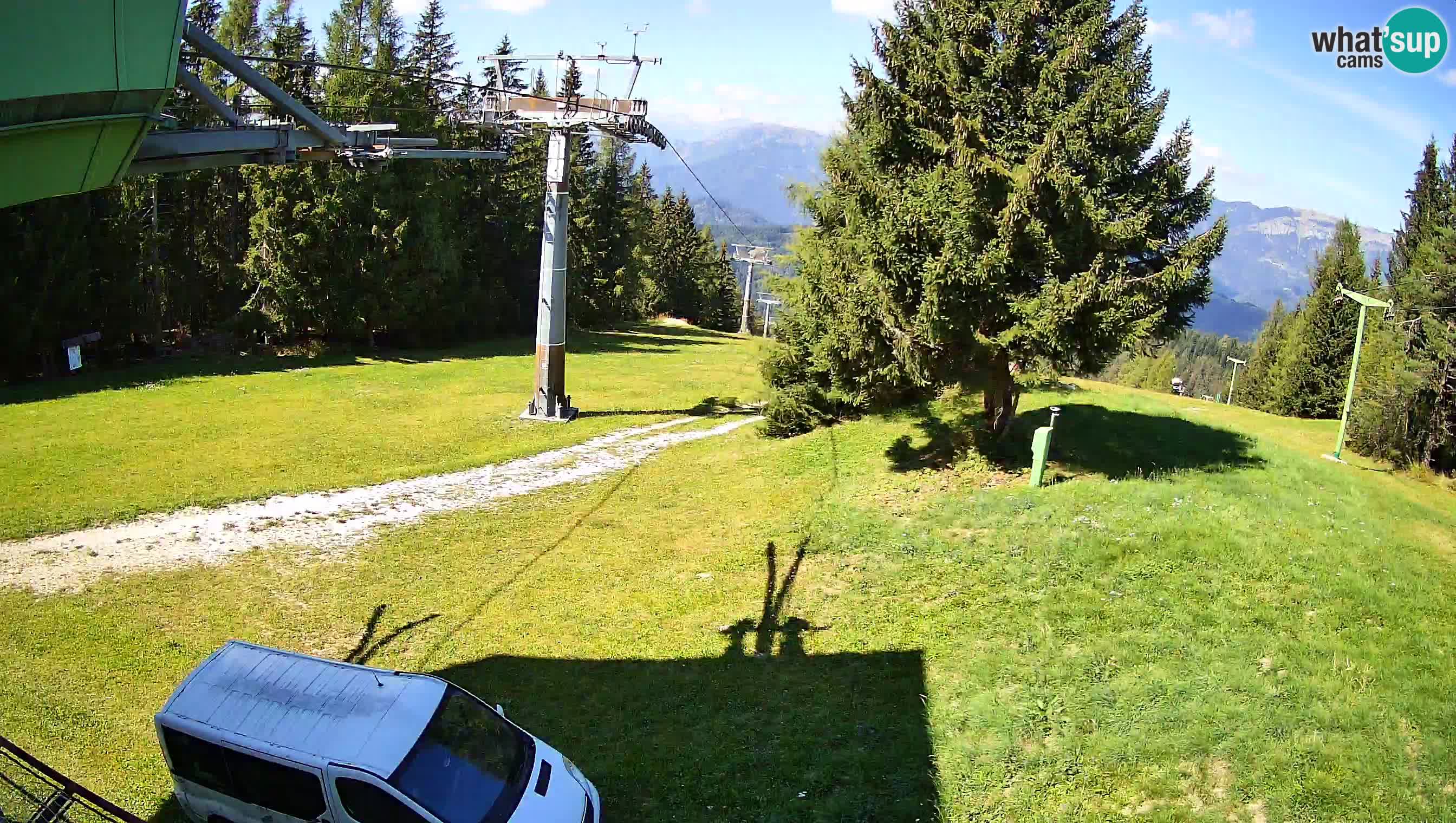 Smušišče Cerkno spletna kamera Lom zgornja proga