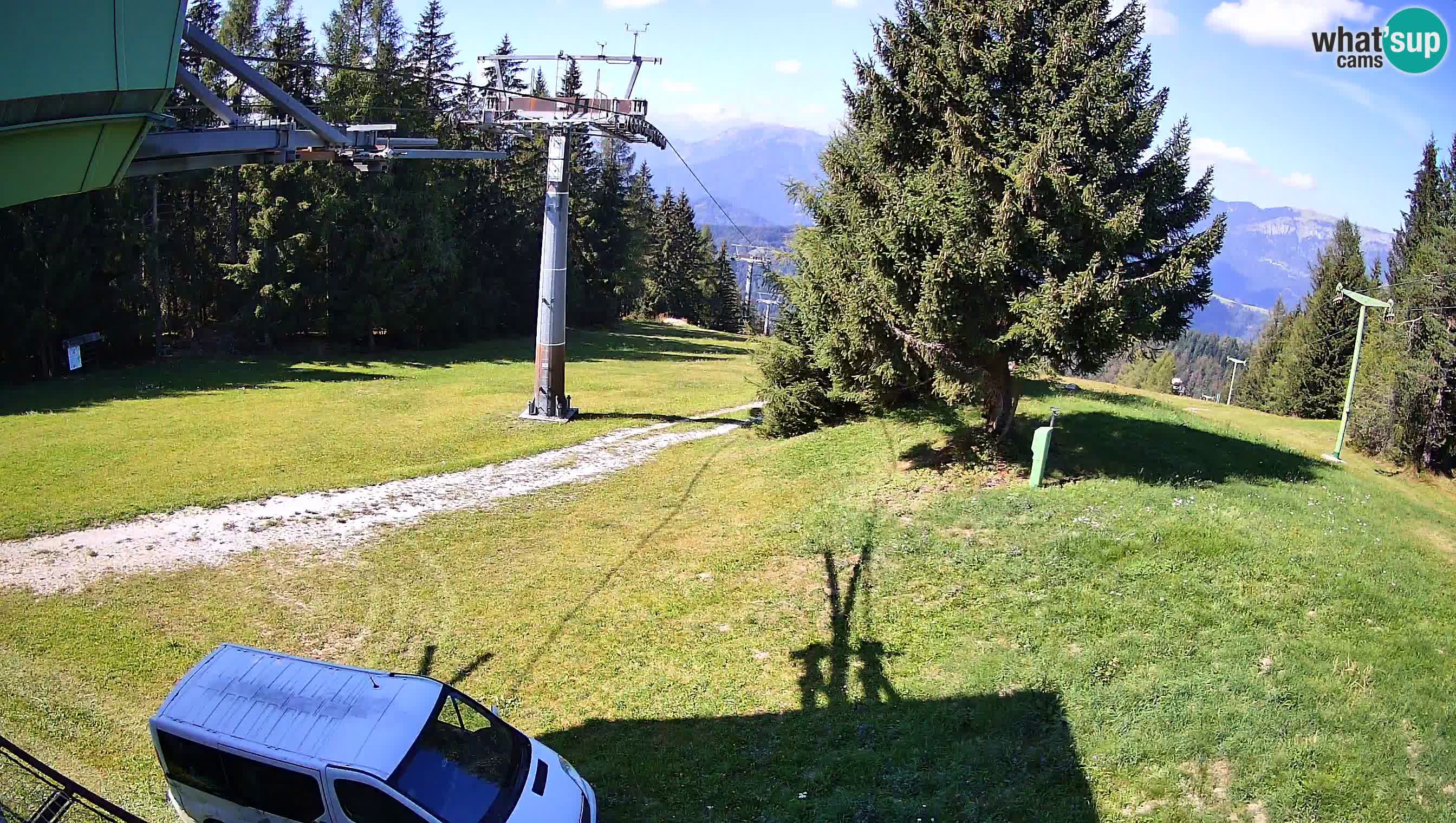 Smušišče Cerkno spletna kamera Lom zgornja proga