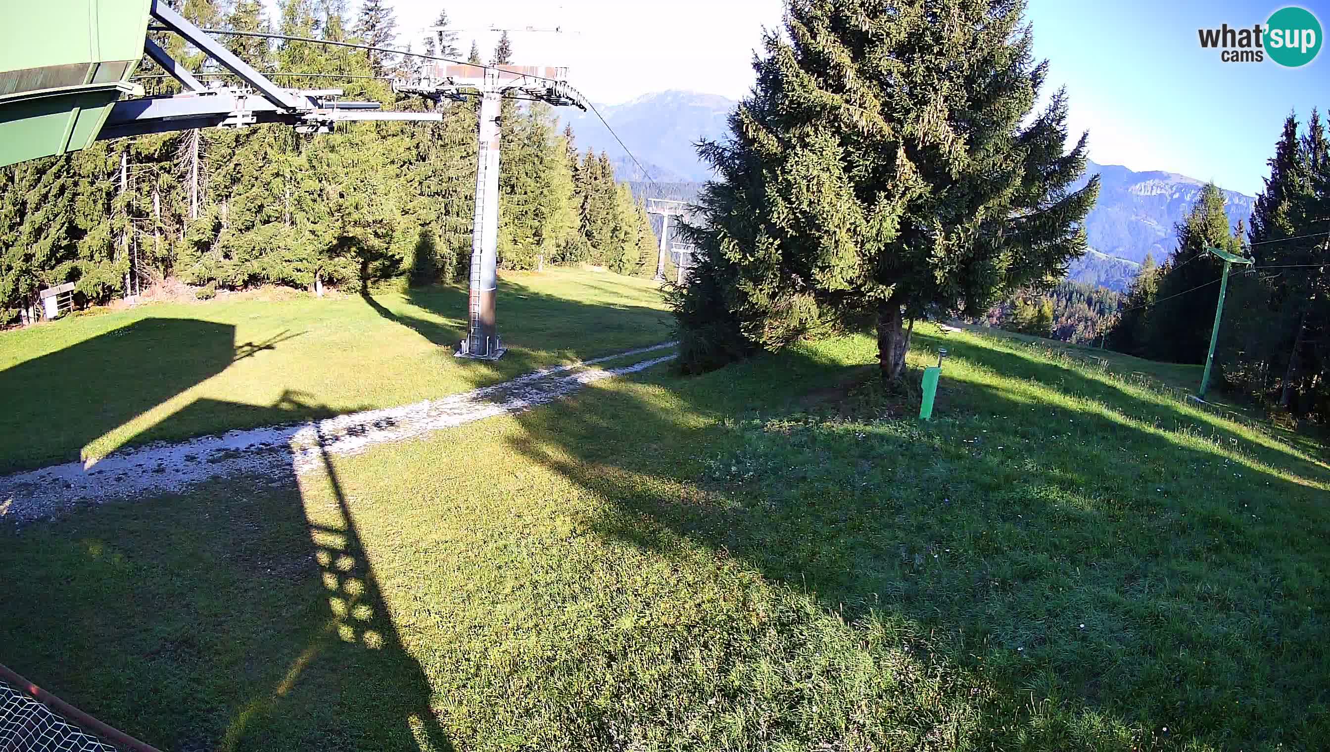 Smušišče Cerkno spletna kamera Lom zgornja proga